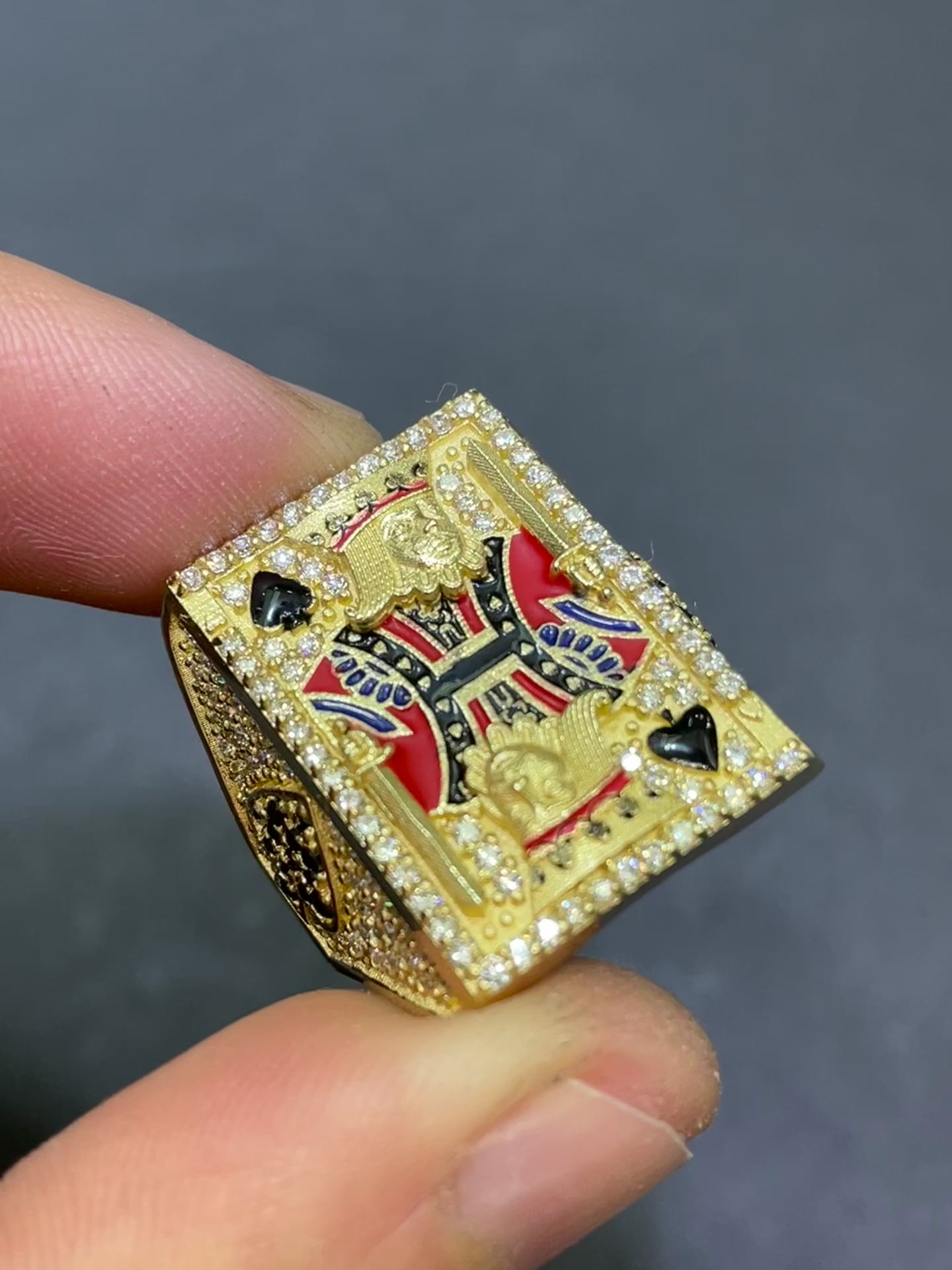 ICED OUT Ring 14k
