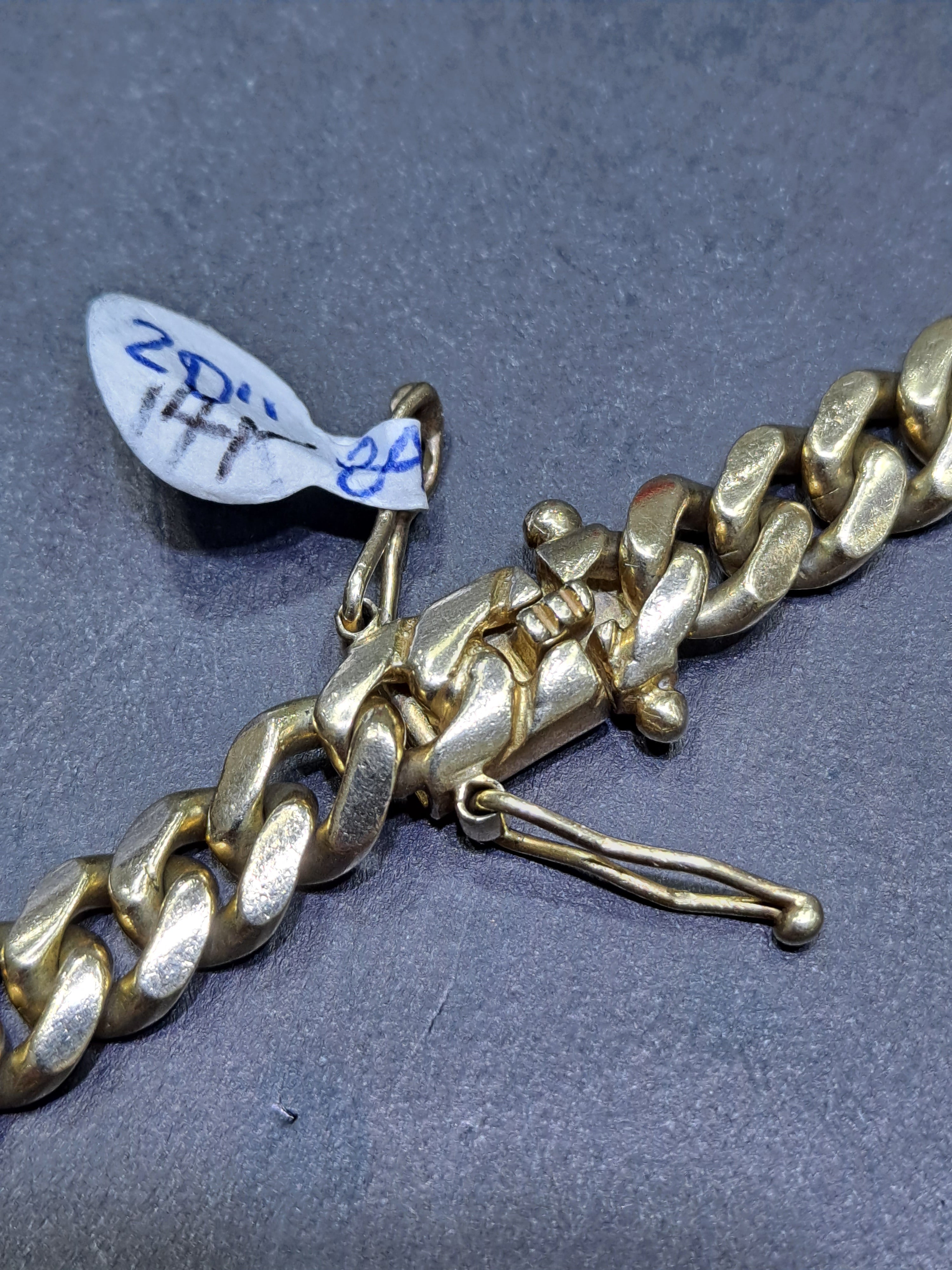 14k new miami cuban link 7.76 millimeters