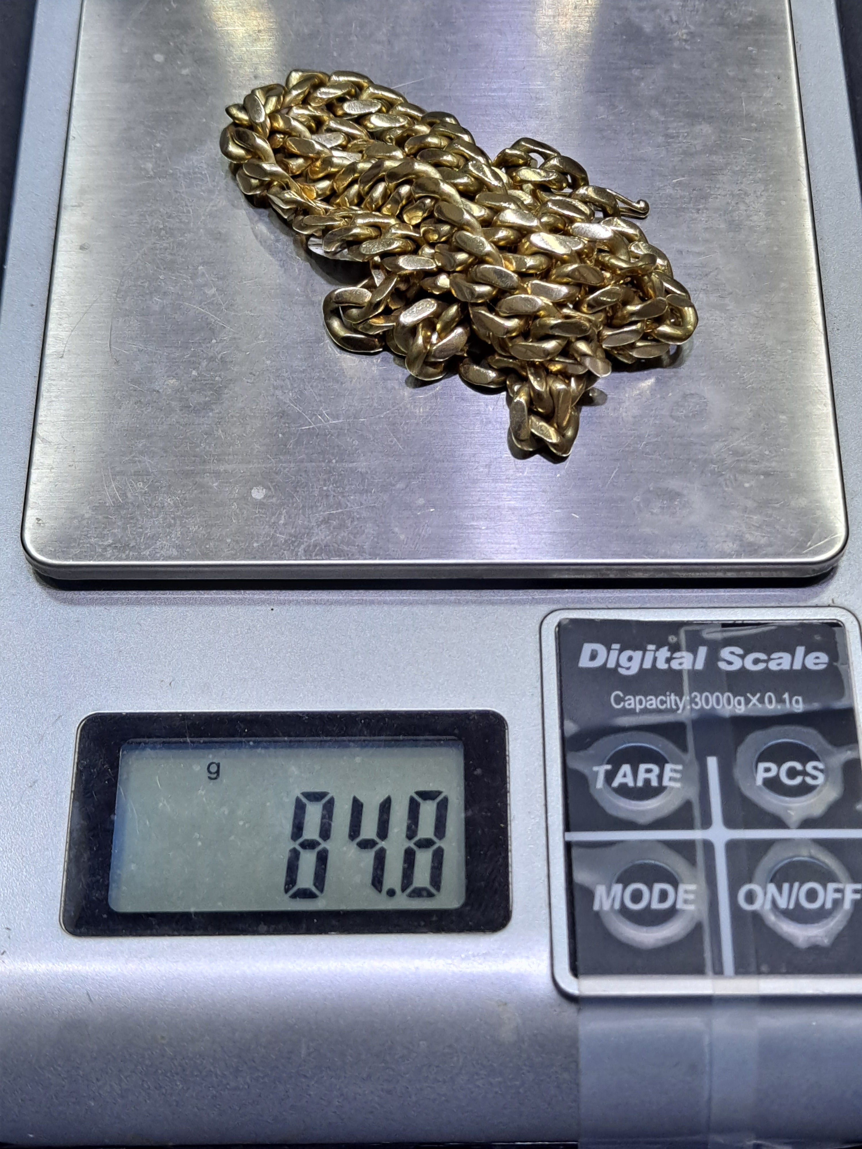 14k new miami cuban link 7.76 millimeters