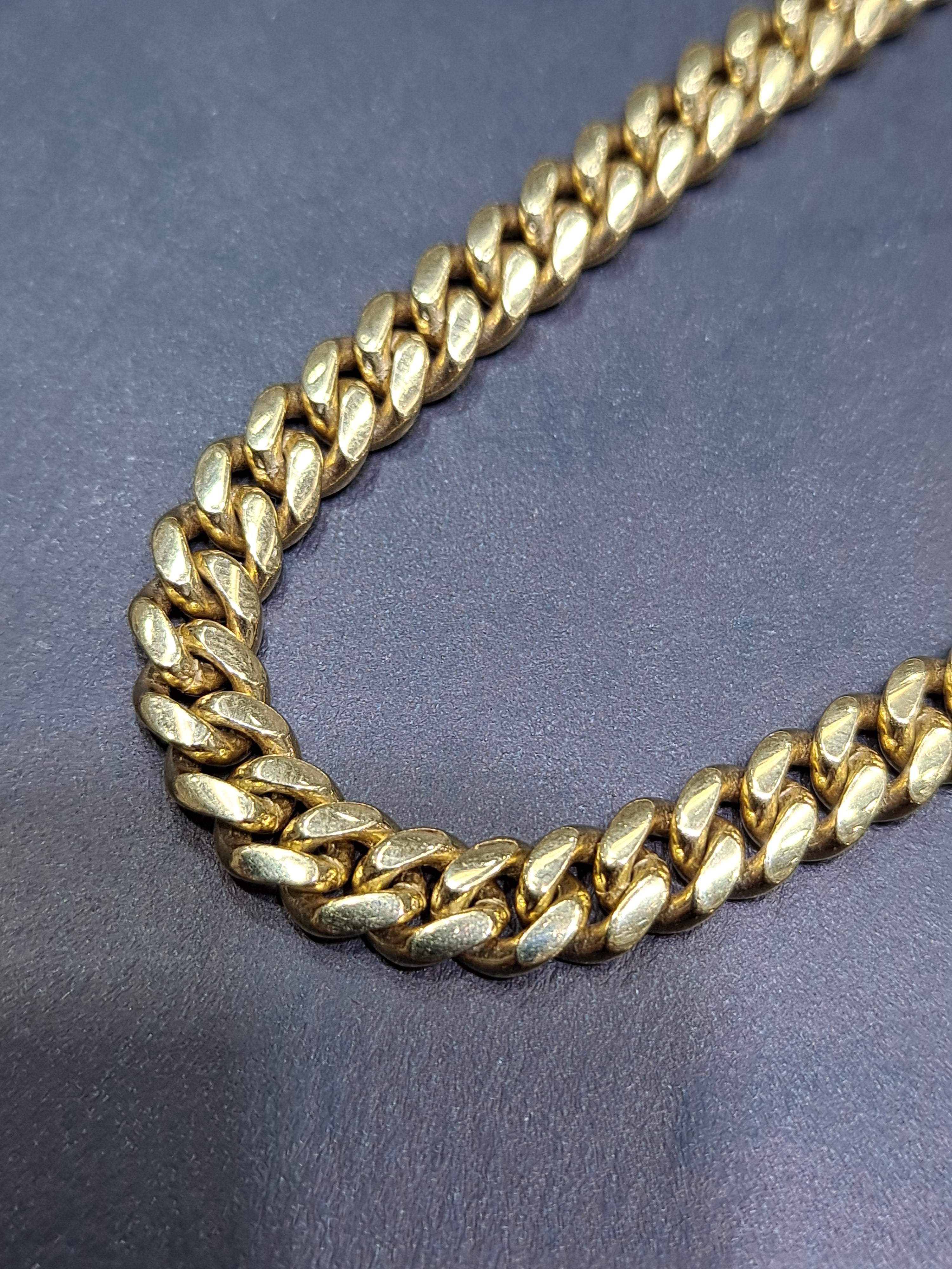 solid 10k new miami cuban link 45 grams 5.4mm 24inch