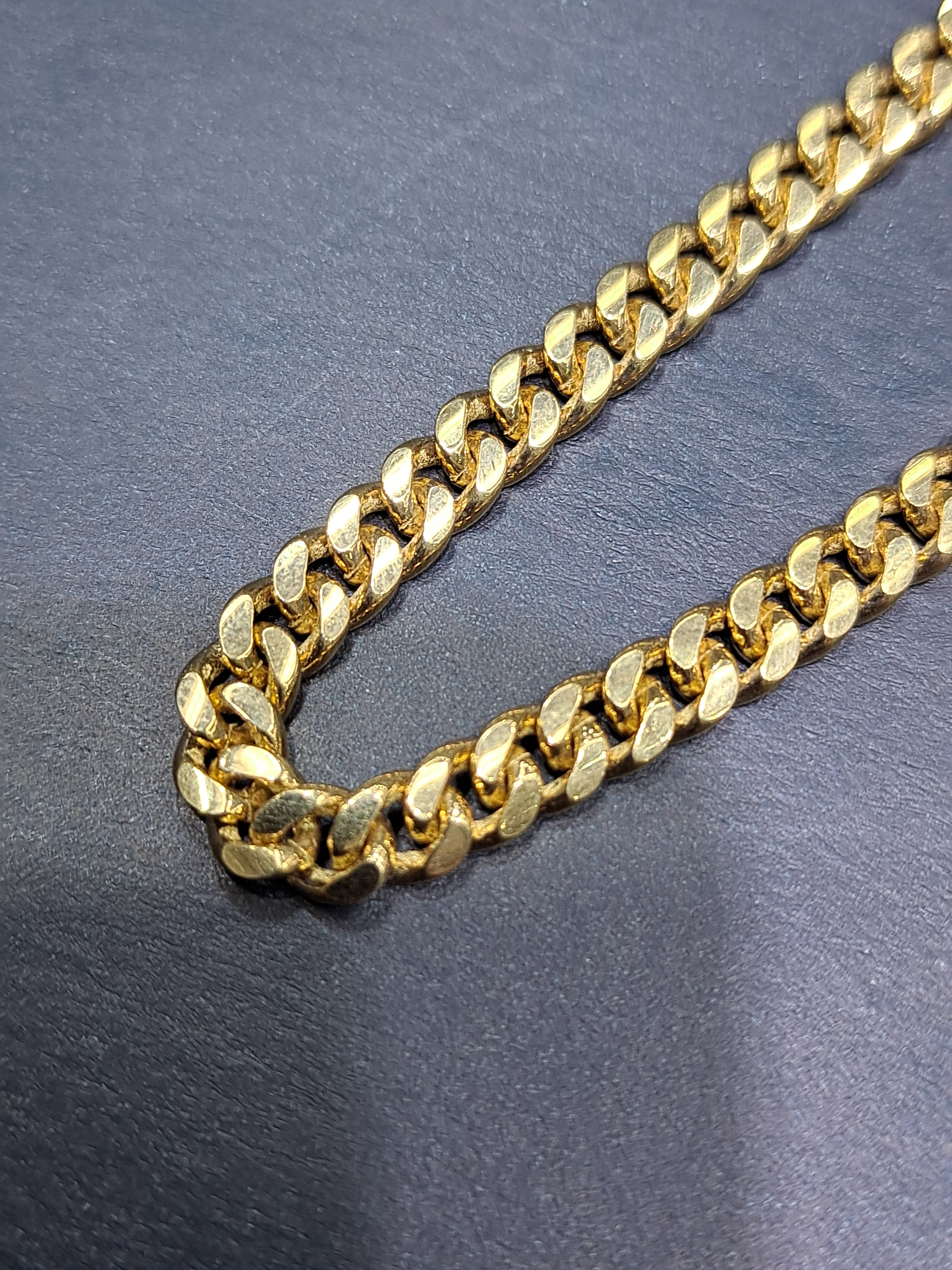 14k miami cuban link 4.80mm,30 grams,22 inches