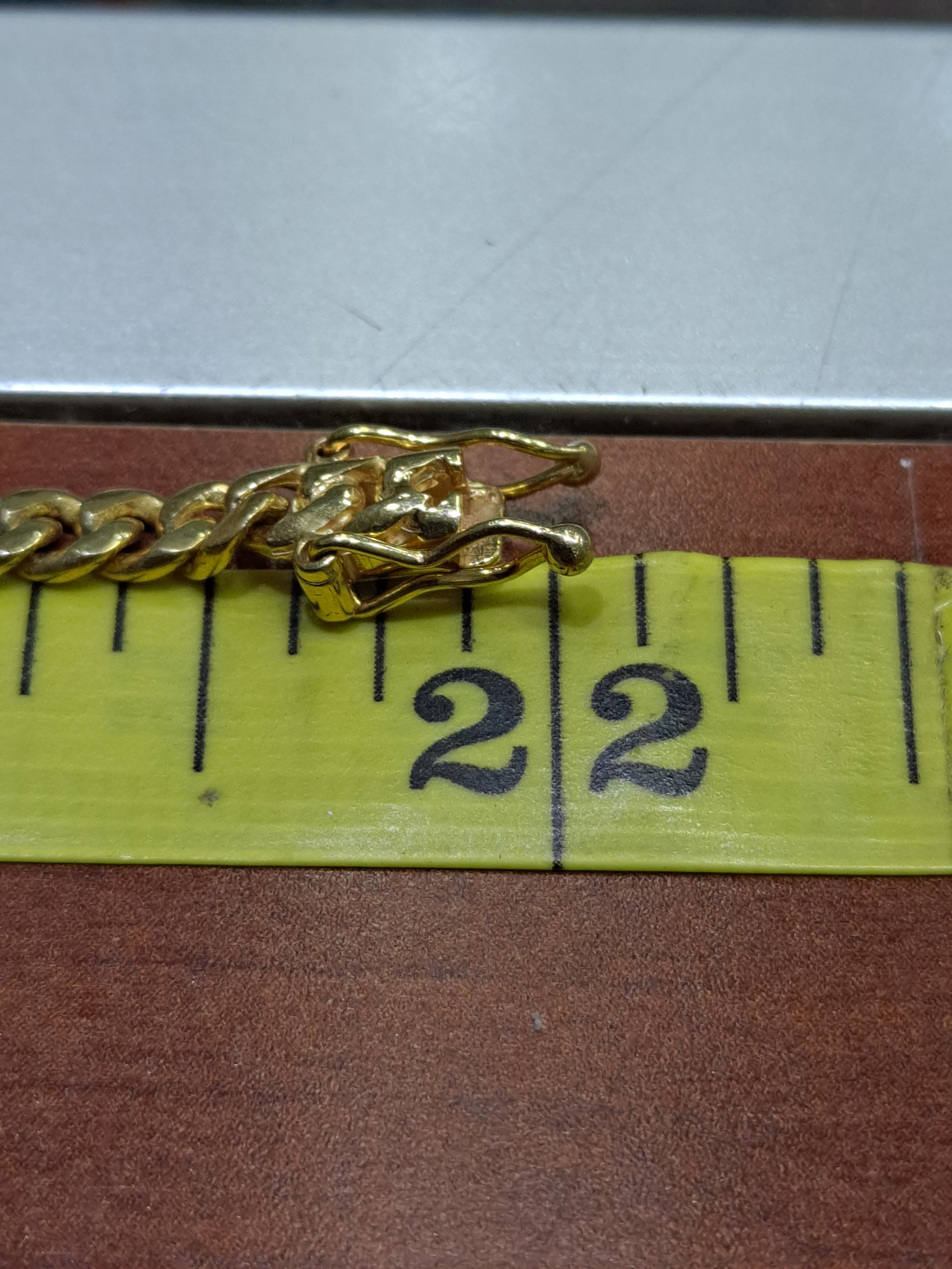 14k miami cuban link 4.80mm,30 grams,22 inches