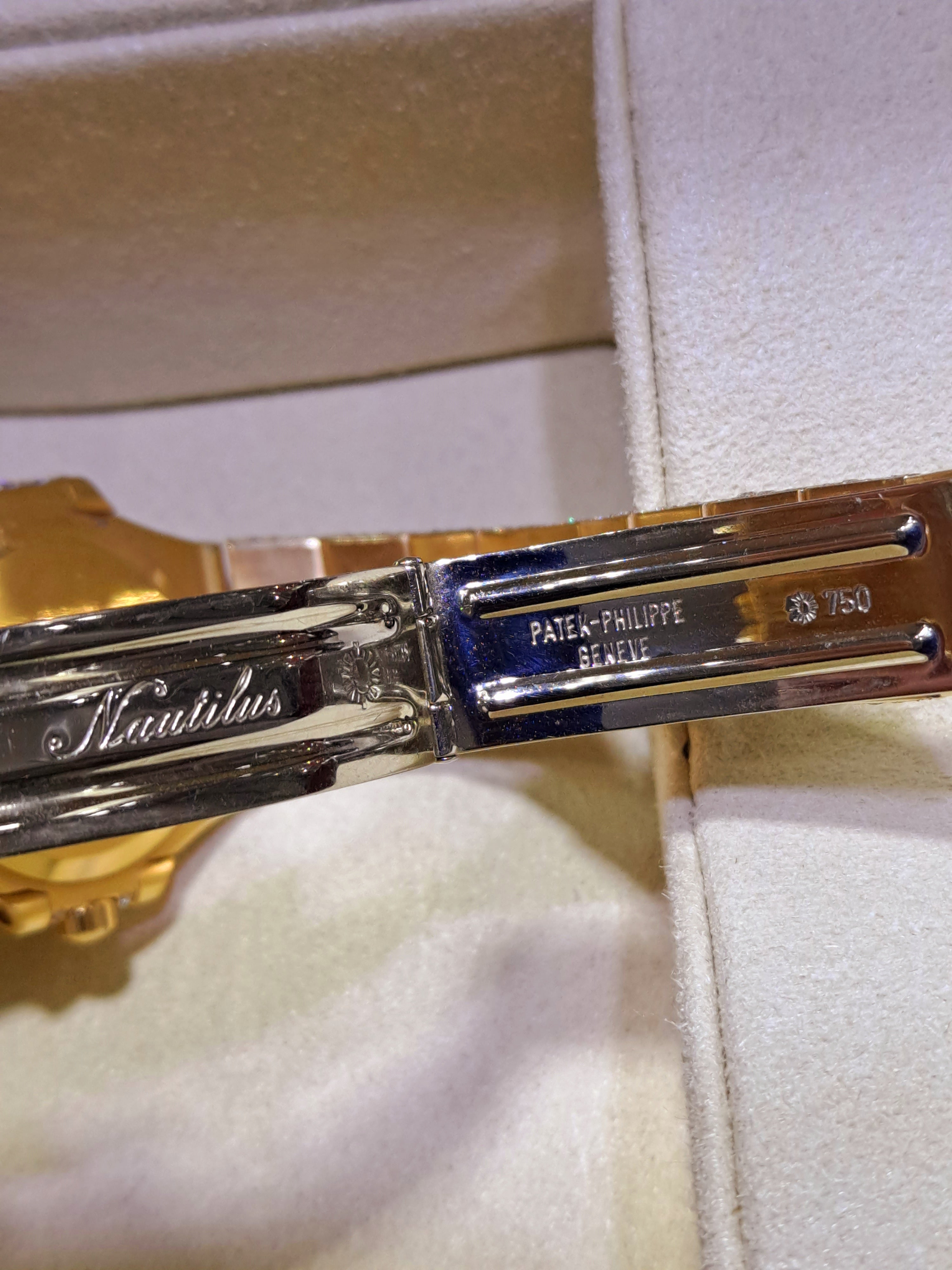 patek phillippe 27mm ladies watch #4700 all original 12ctst.w.vvs1 dia