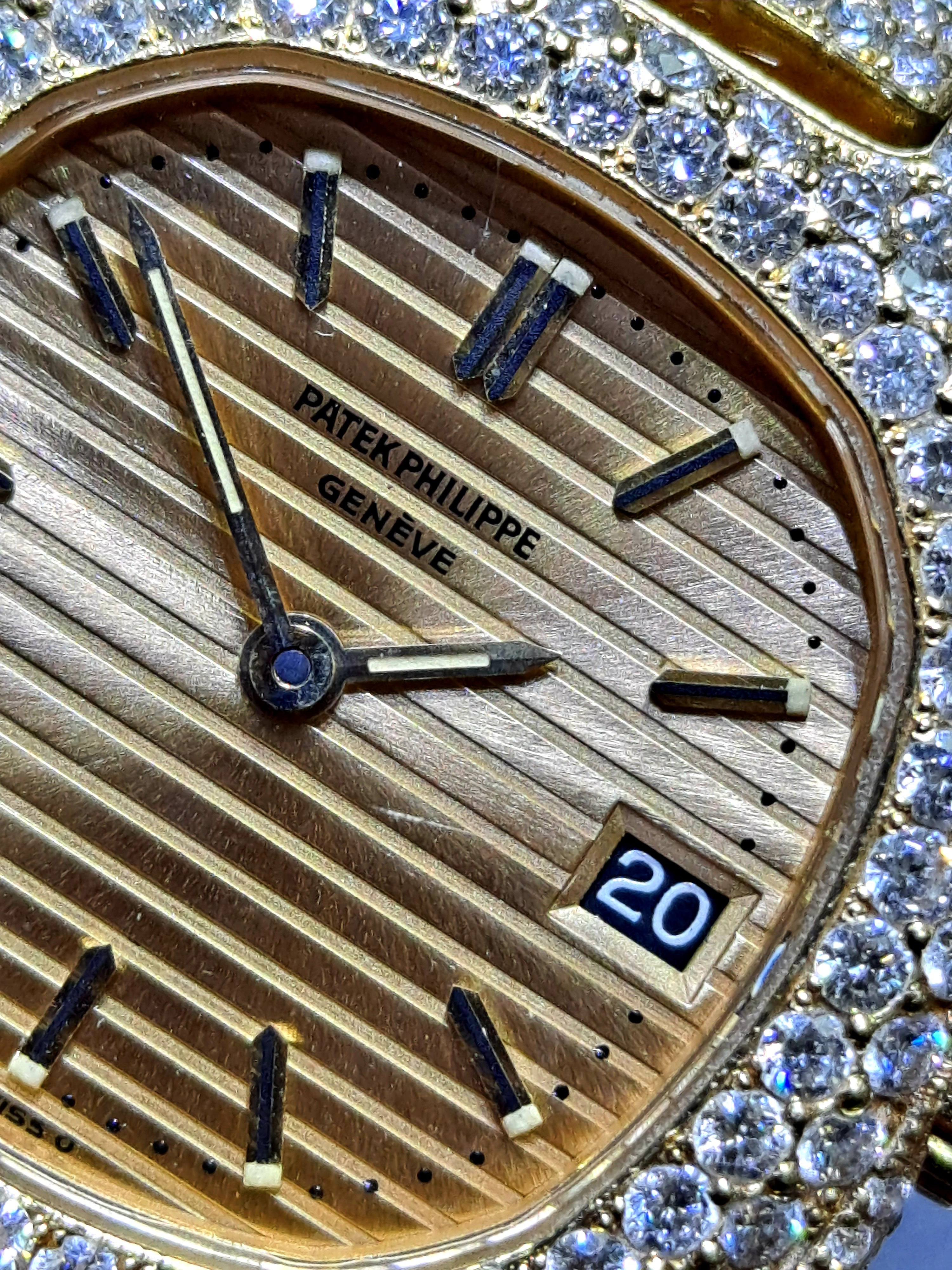 patek phillippe 27mm ladies watch #4700 all original 12ctst.w.vvs1 dia