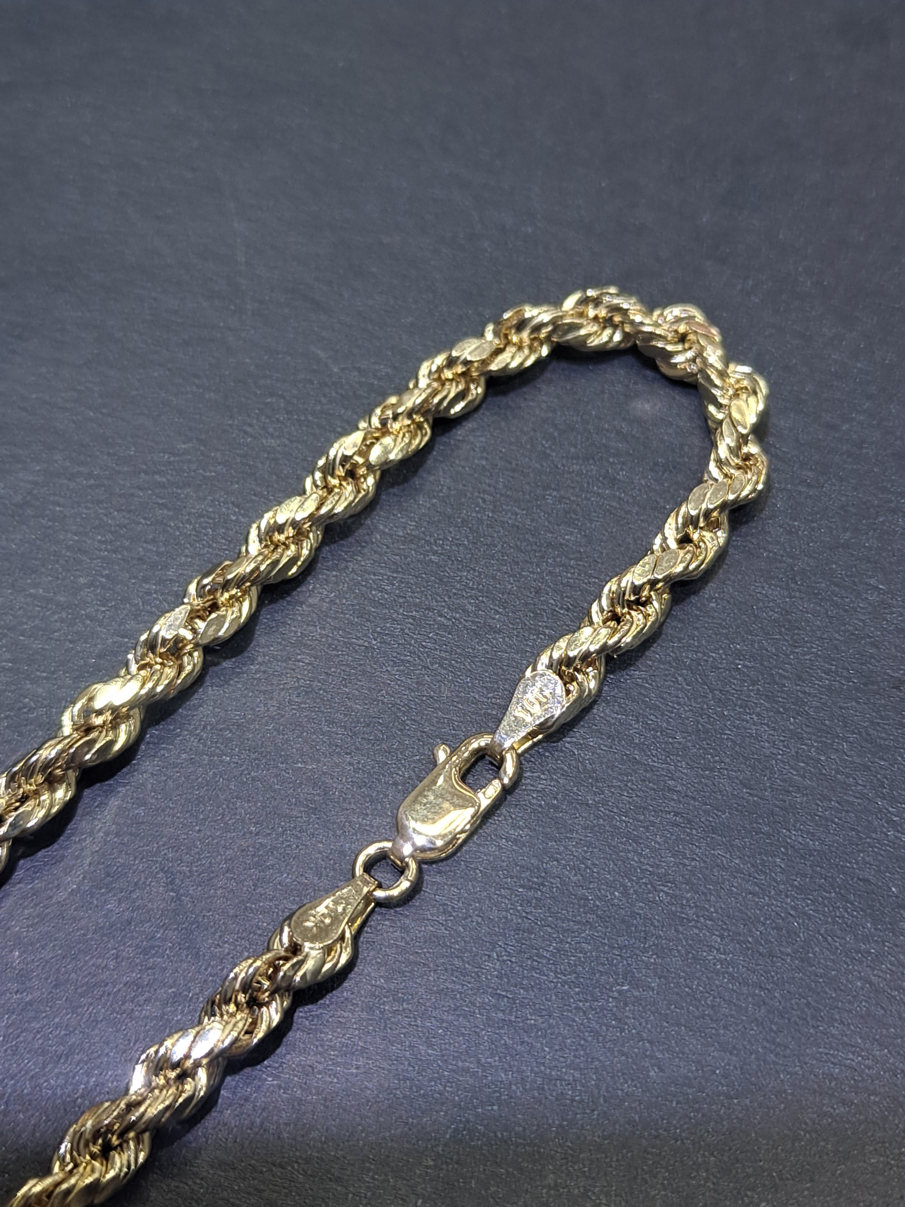 new 10k rope chain italian made