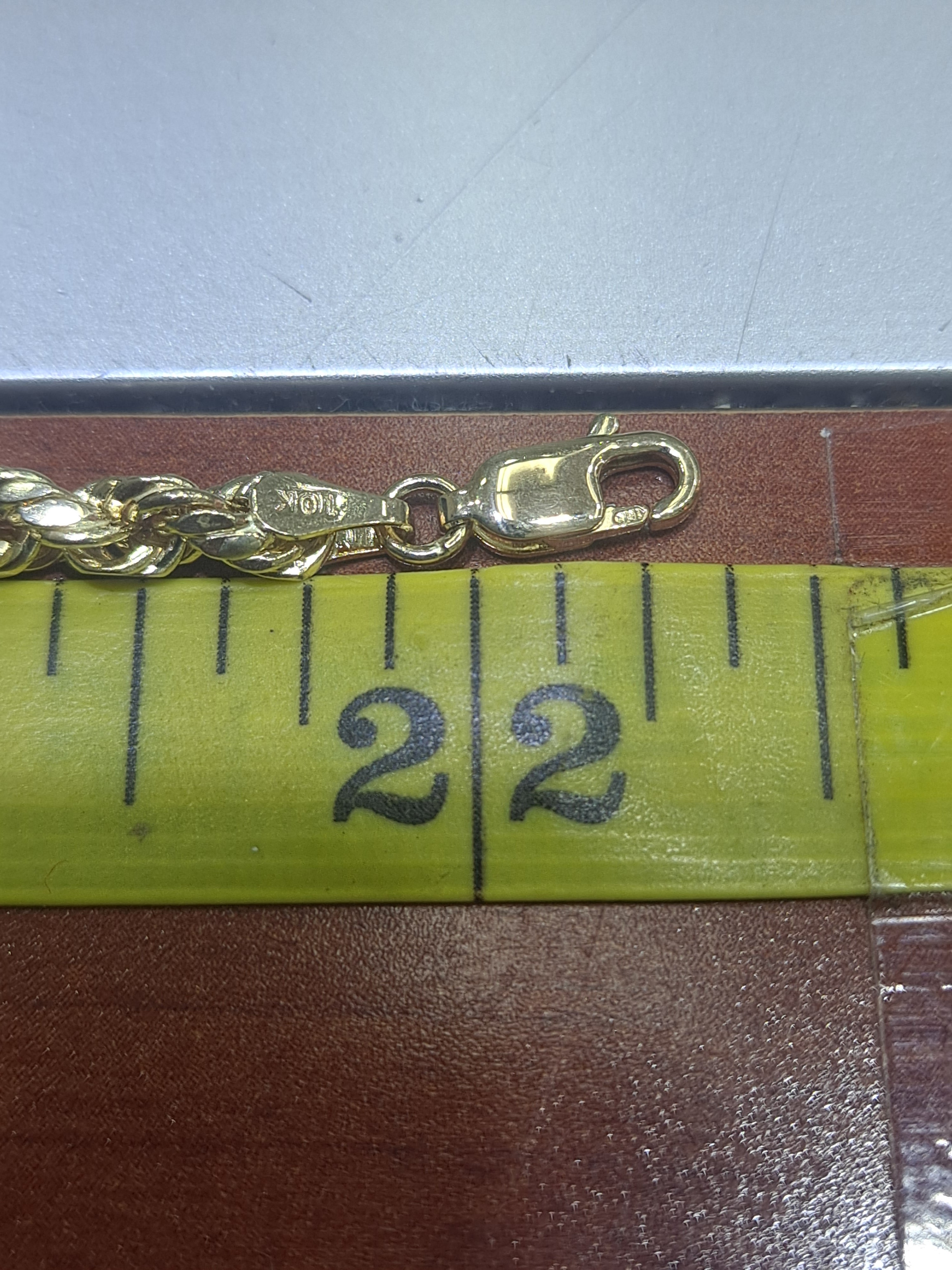 new 10k rope chain italian made