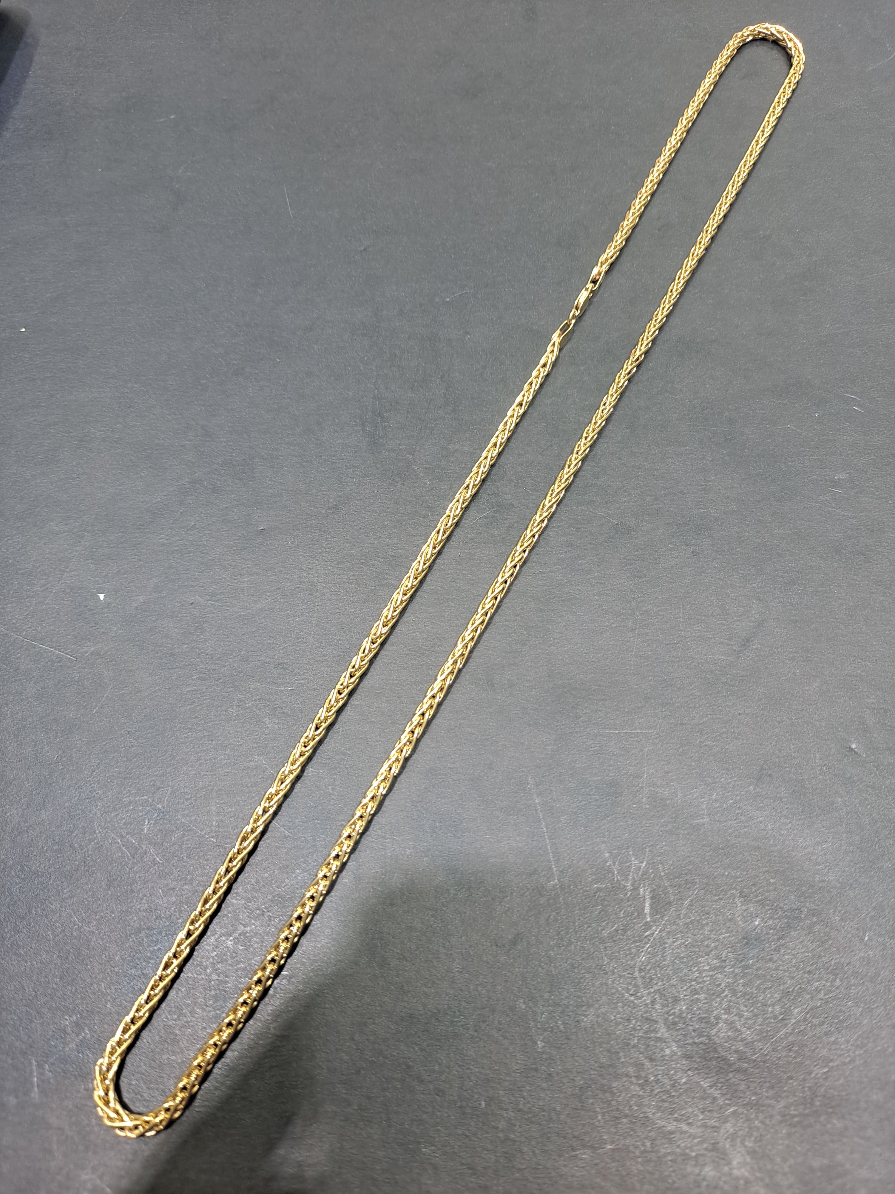 new 10k italian made wheat chain