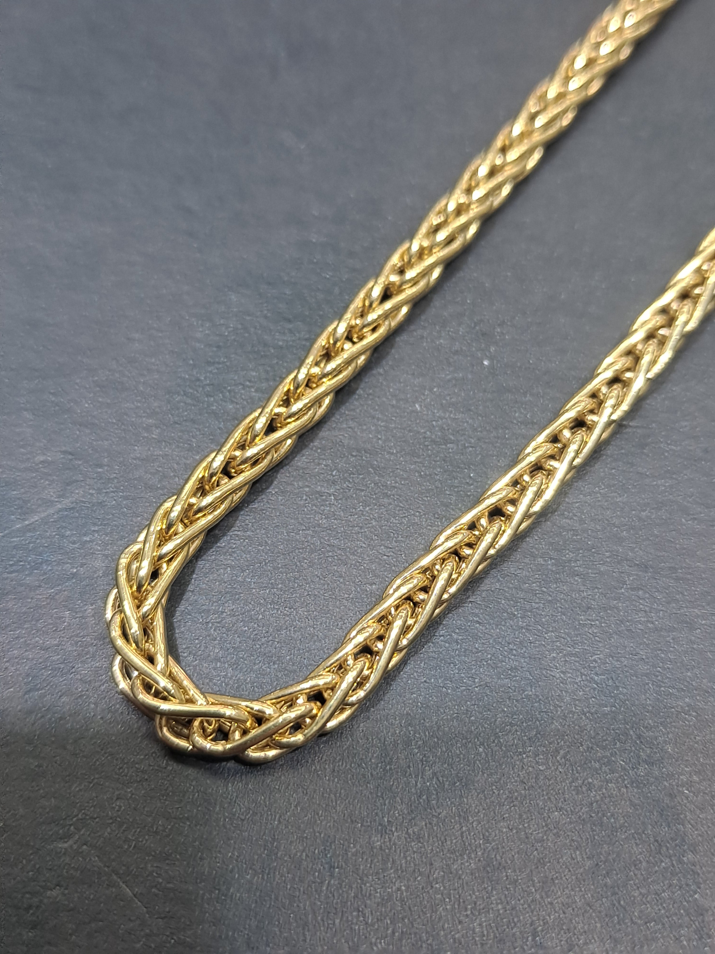 new 10k italian made wheat chain