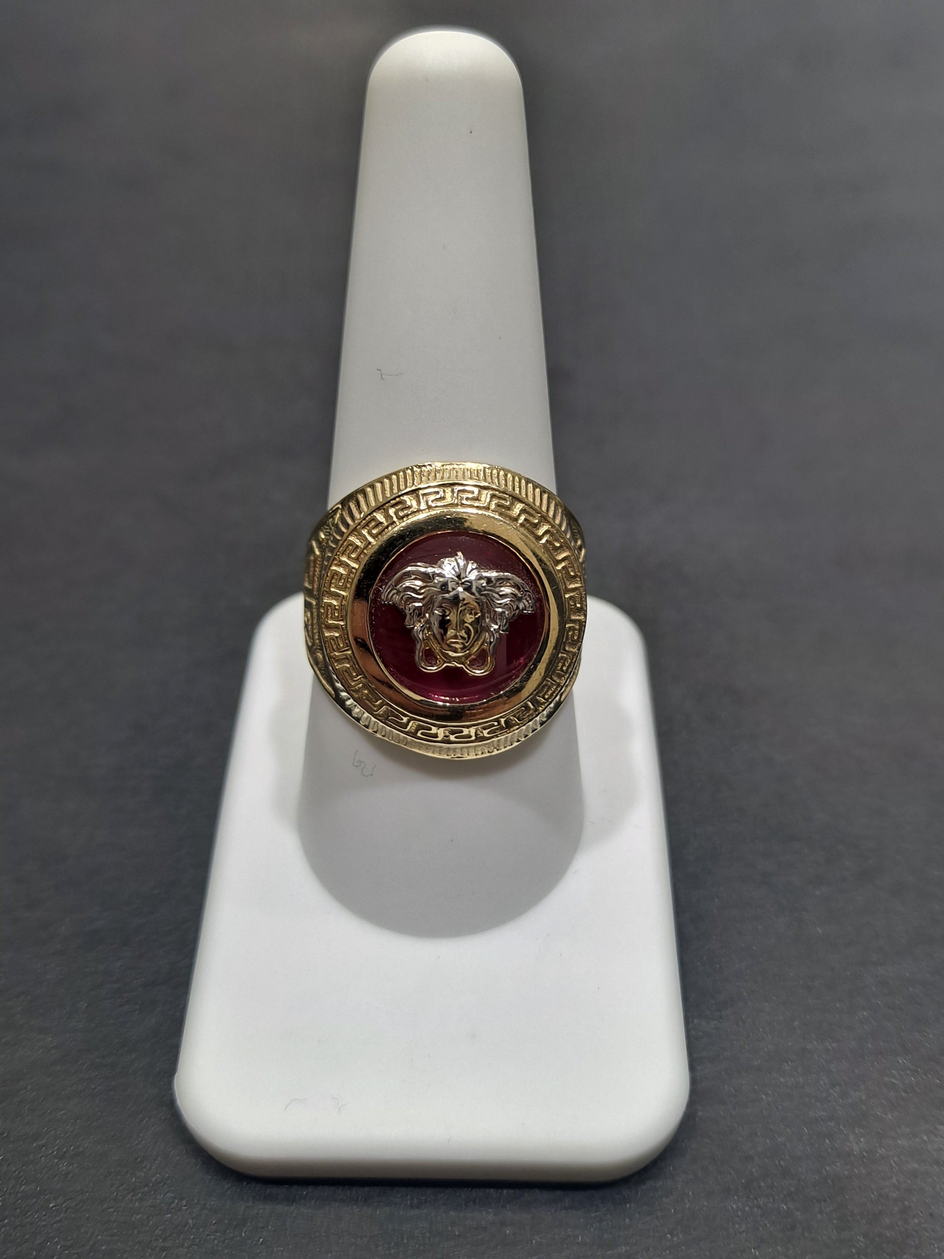 new 10k medussa head ring