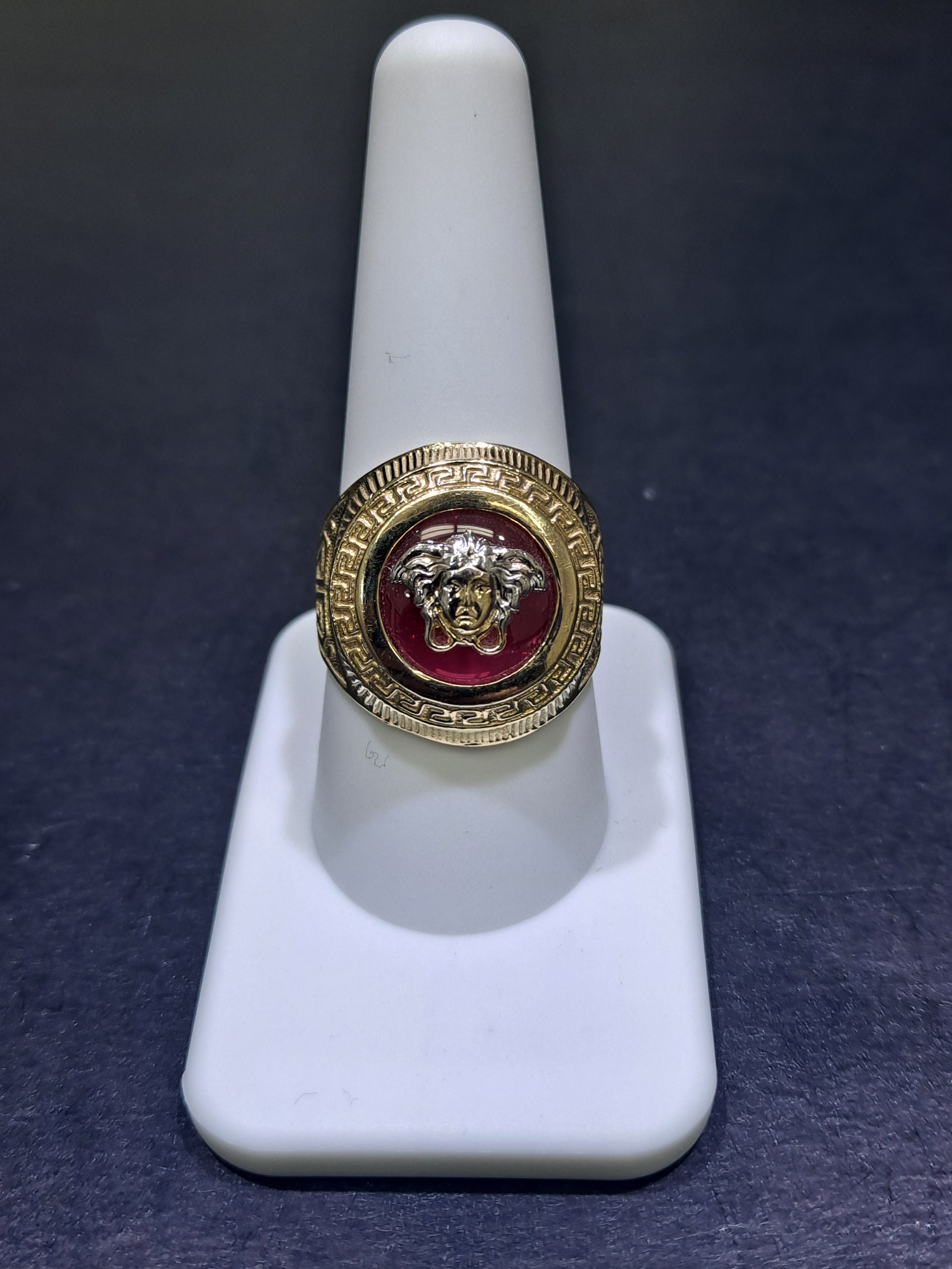 new 10k medussa head ring