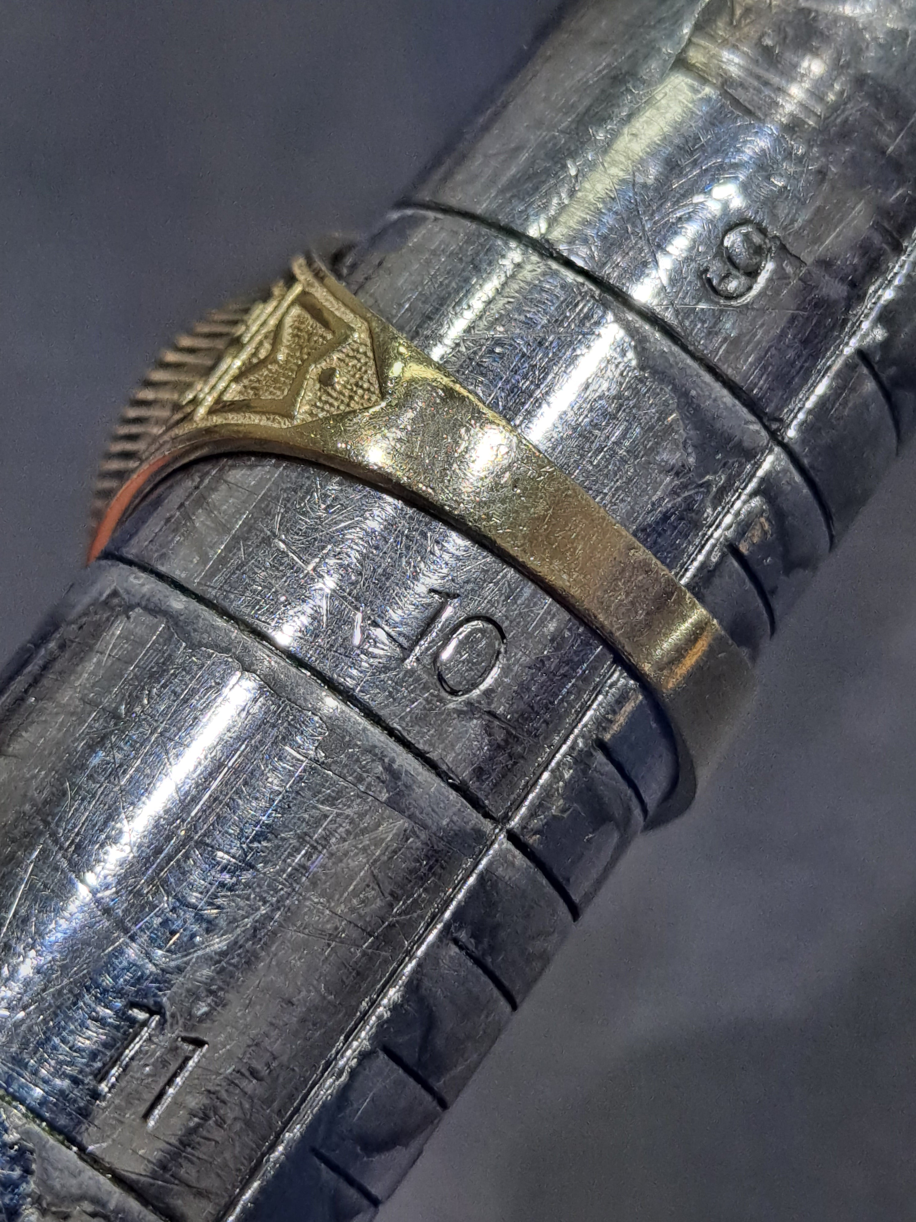 new 10k medussa head ring