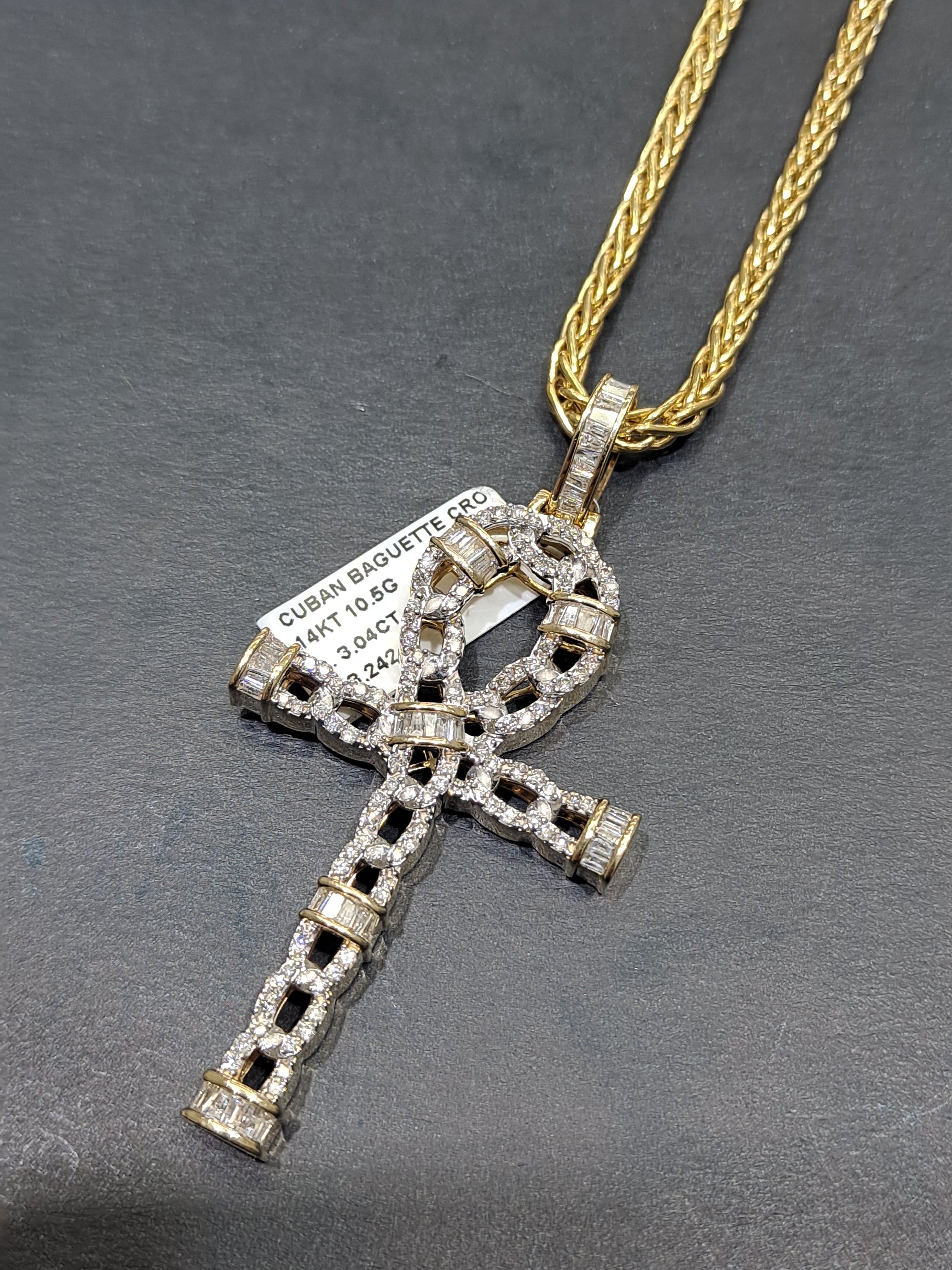 new 10k italian made wheat chain