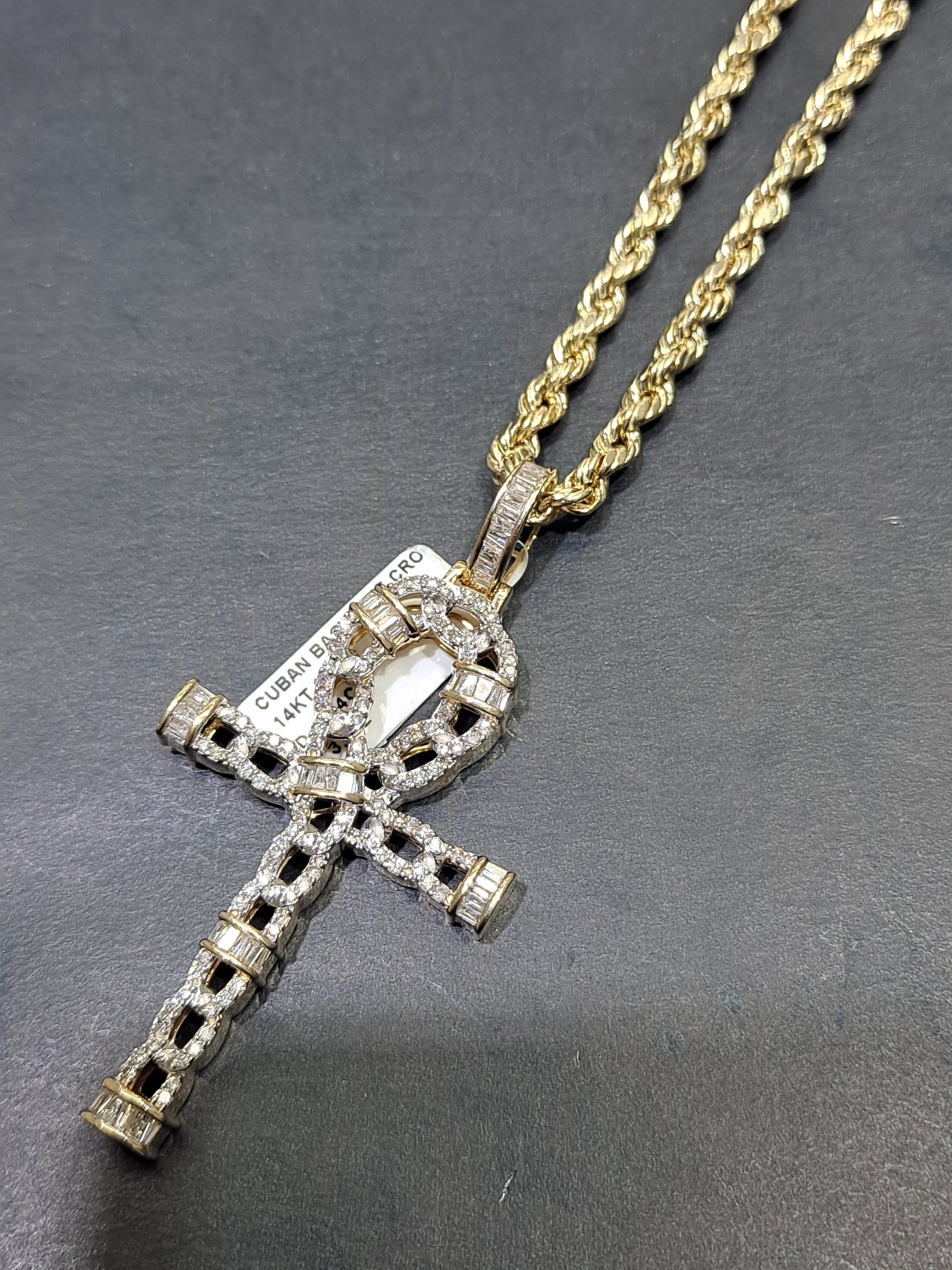 new 10k rope chain italian made