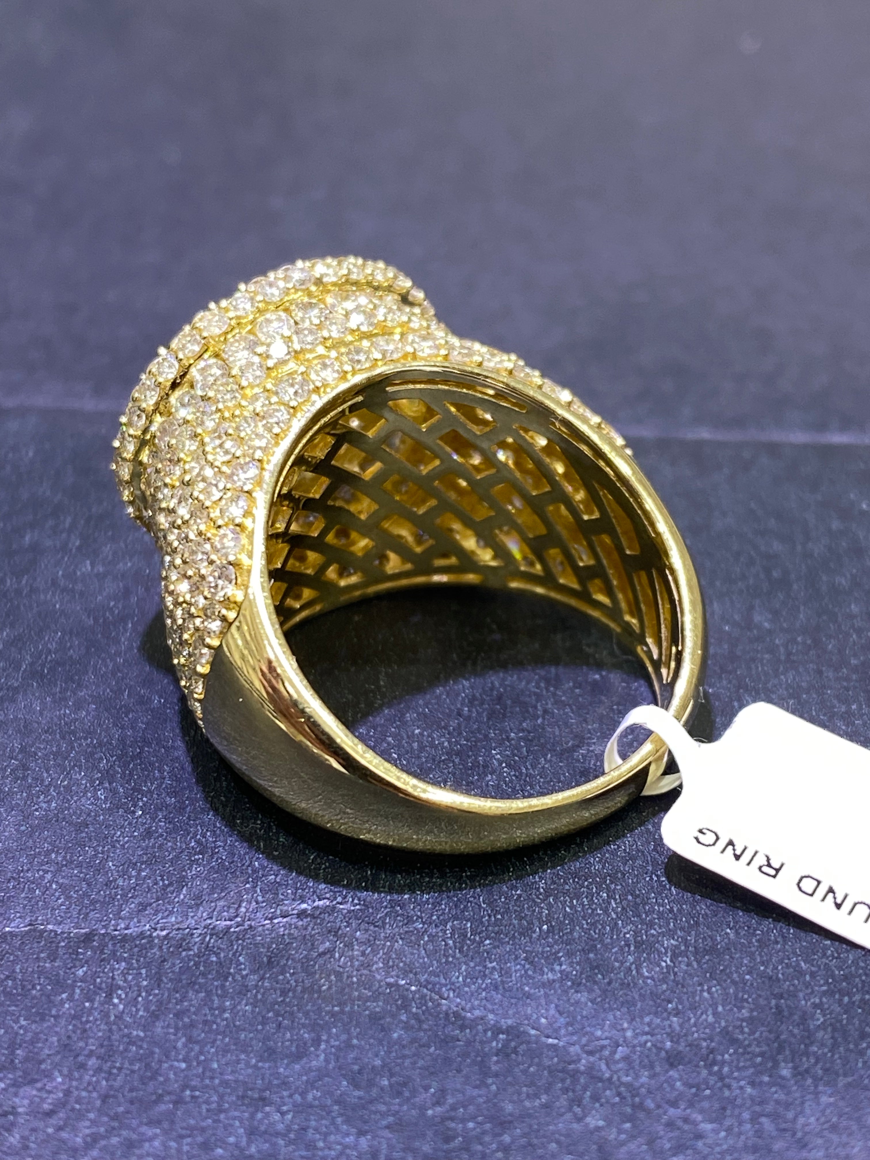 14k VVS DESIGNED RING