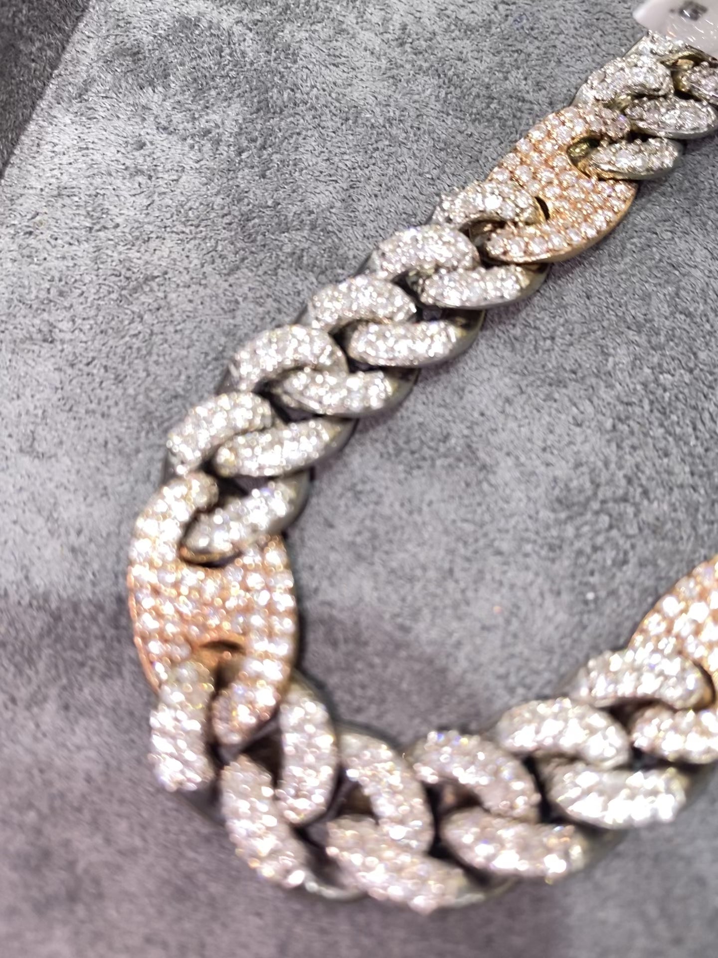 14k Vs1 natural diamonds 💎 Mariner Cuban link 20 cts.t.w chain