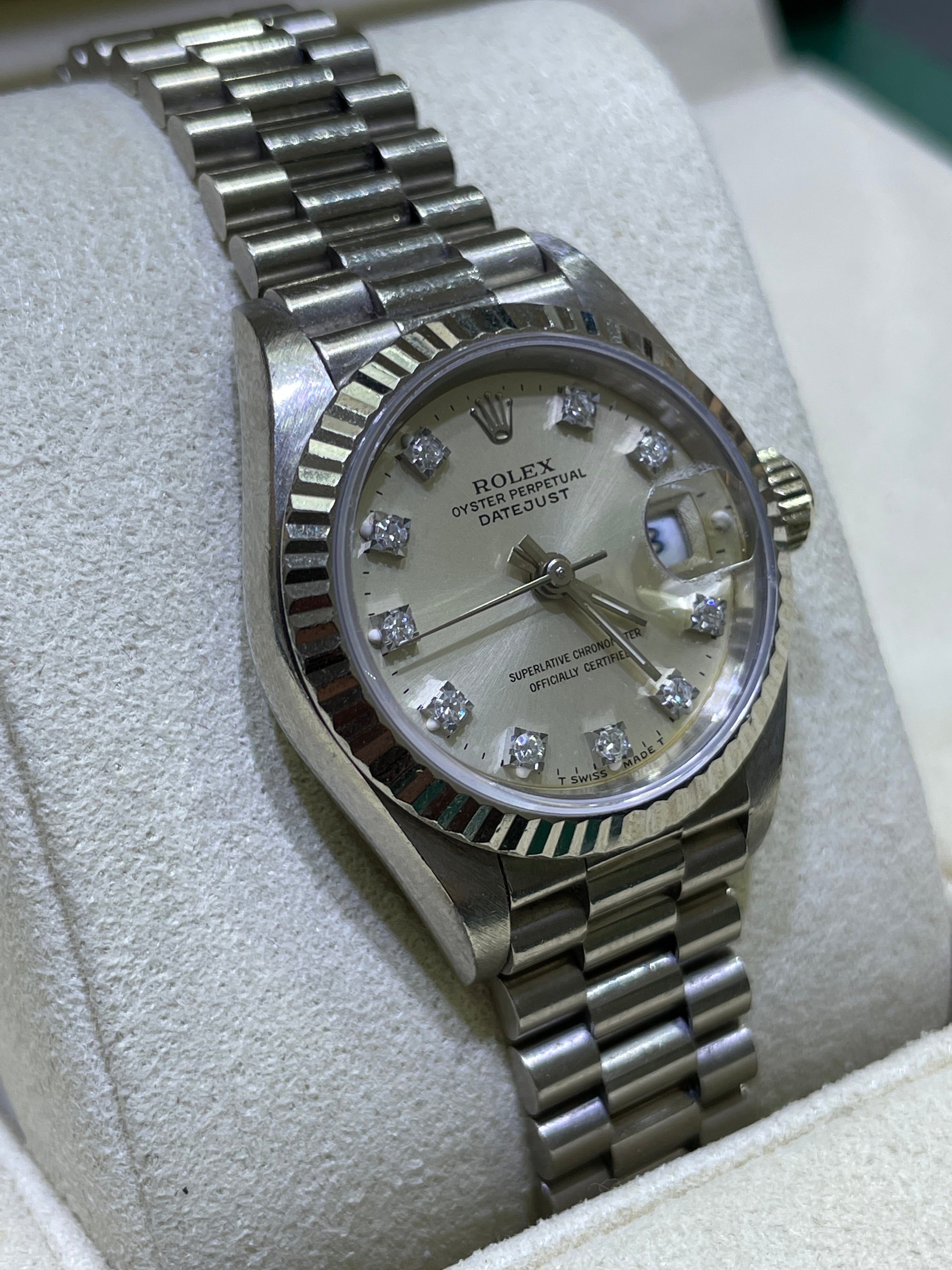 Rolex president factory diamond dial