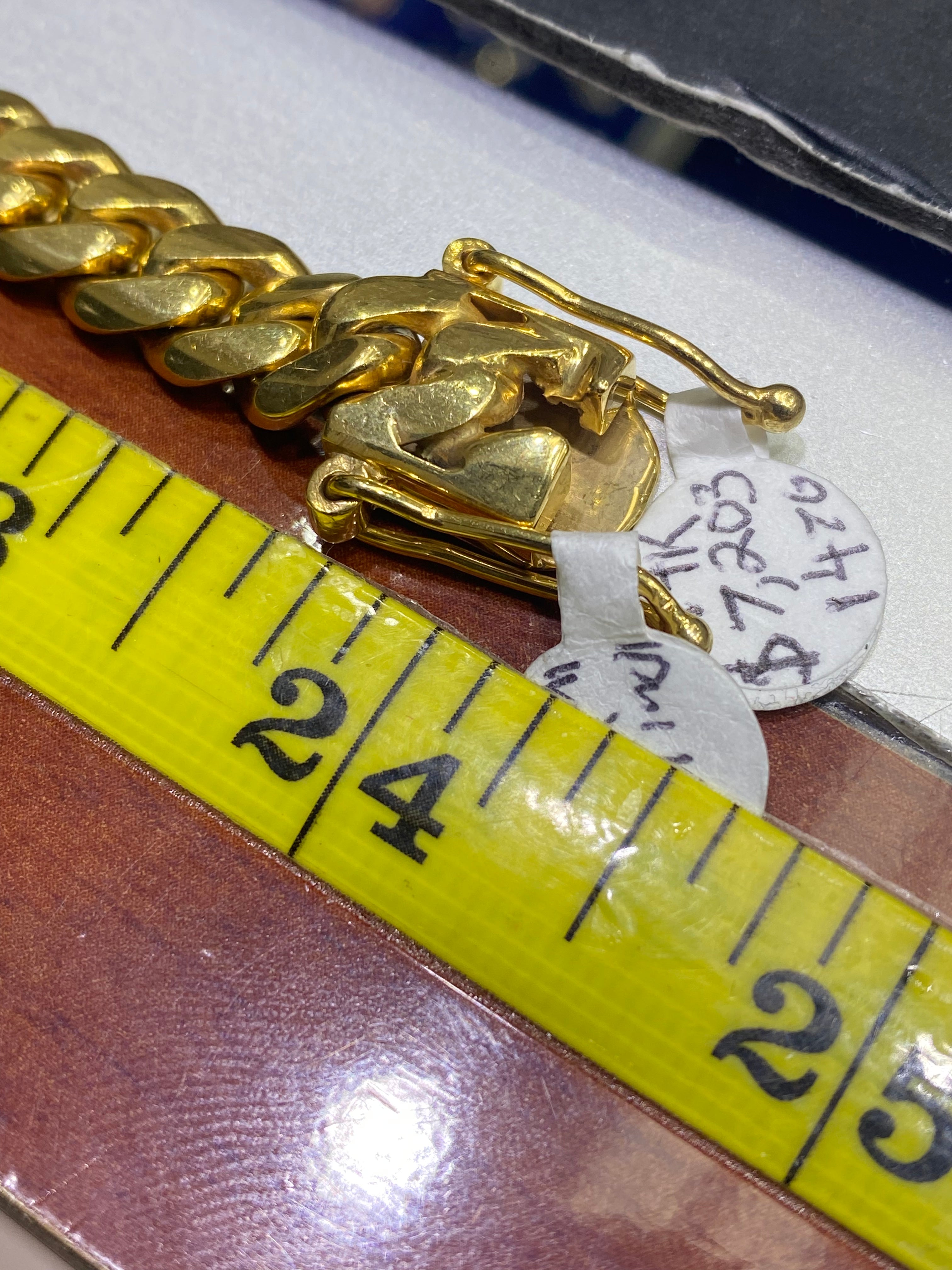 14k handmade miami cuban link