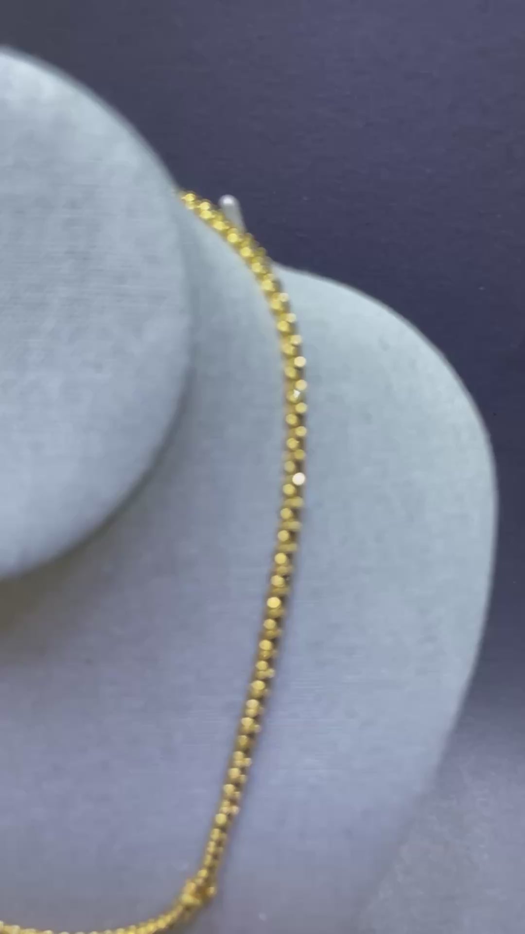 14k Yellow Gold "Black Diamond Tennis Chain" 6.2 ct VS1 Diamonds ( 124 pcs, F+) 21 grams