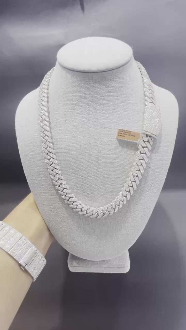 bust down cuban chain vvs