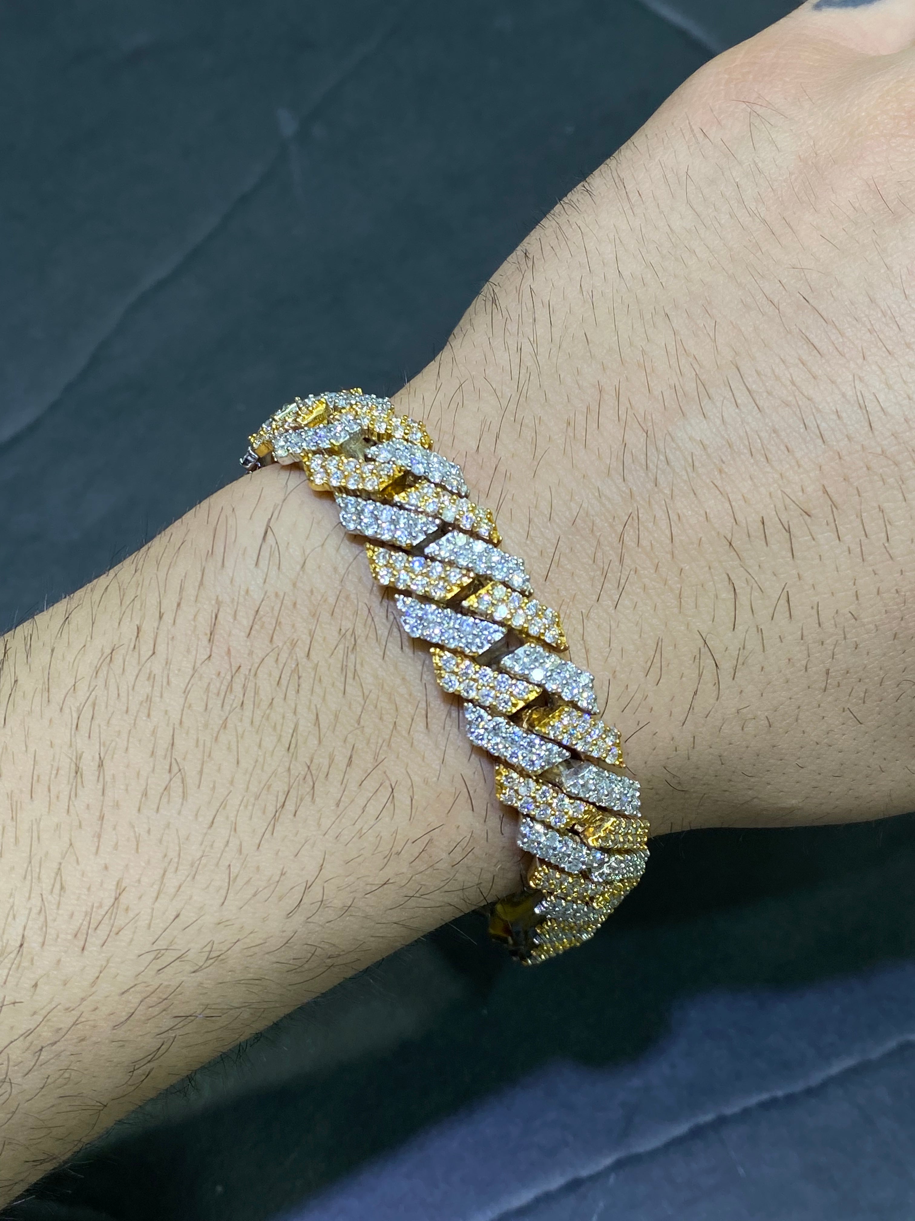 bust down cuban bracelet