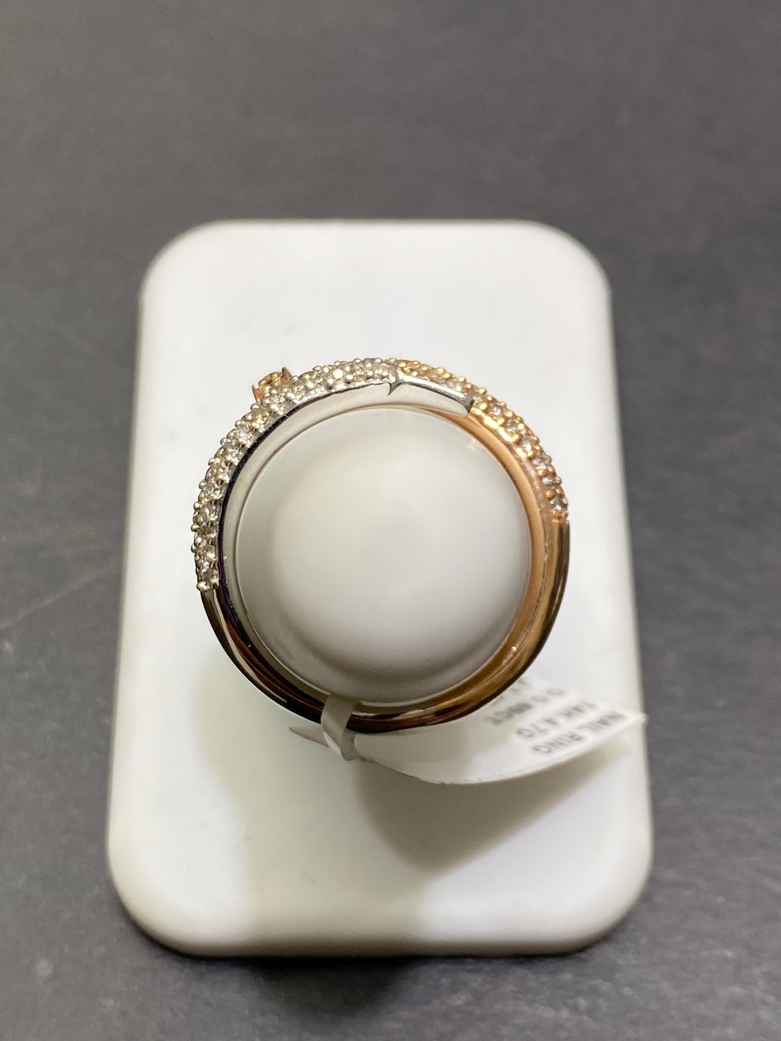New 14k Vs1 Natural Diamond Nail Ring