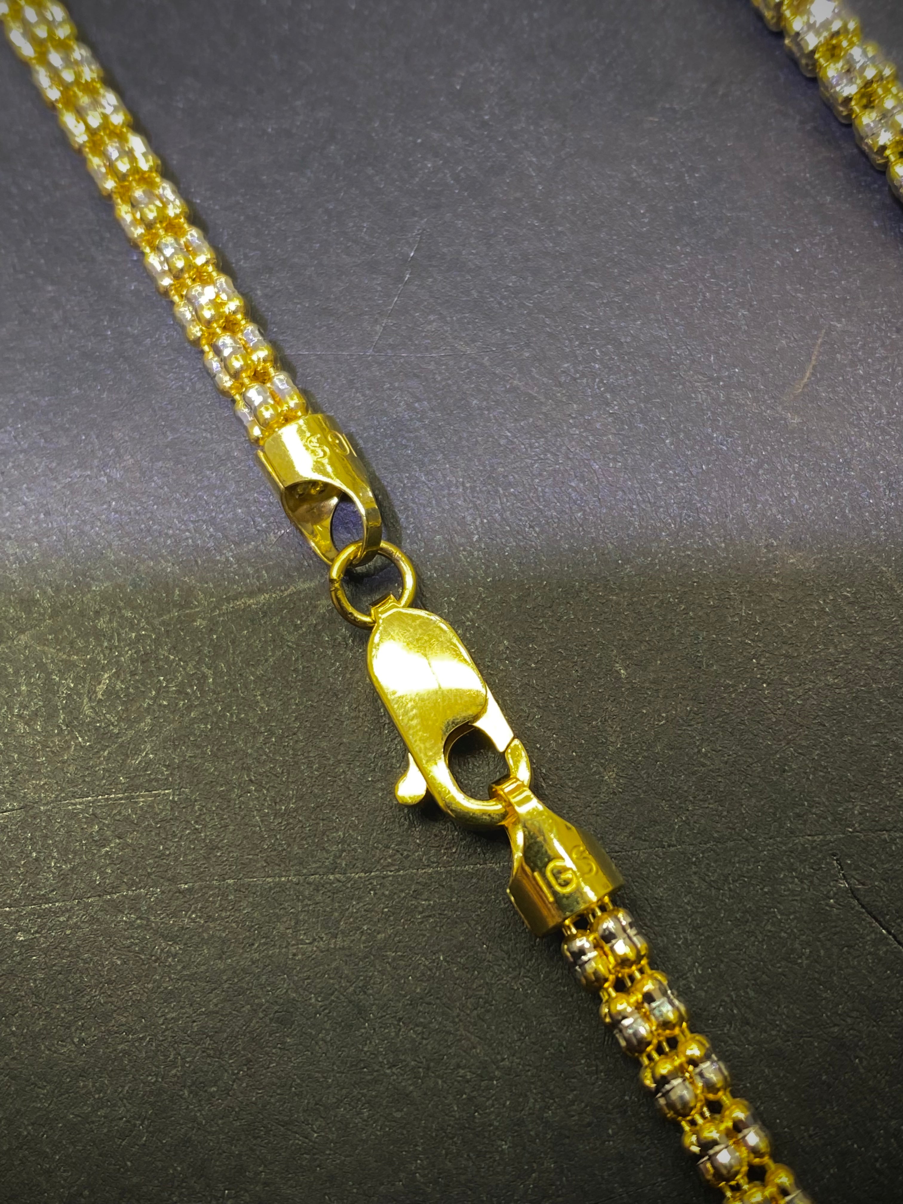new diamond cut 10k italian chain yellow gold
