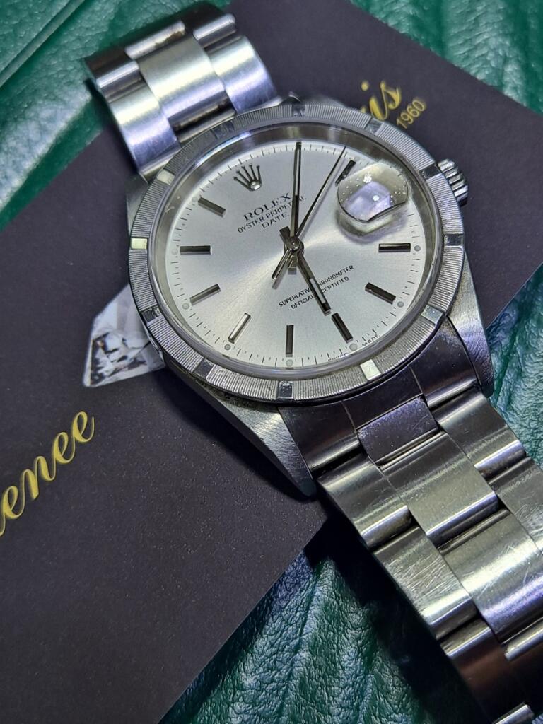 34mm rolex #15210 stainless steel mint year 2002