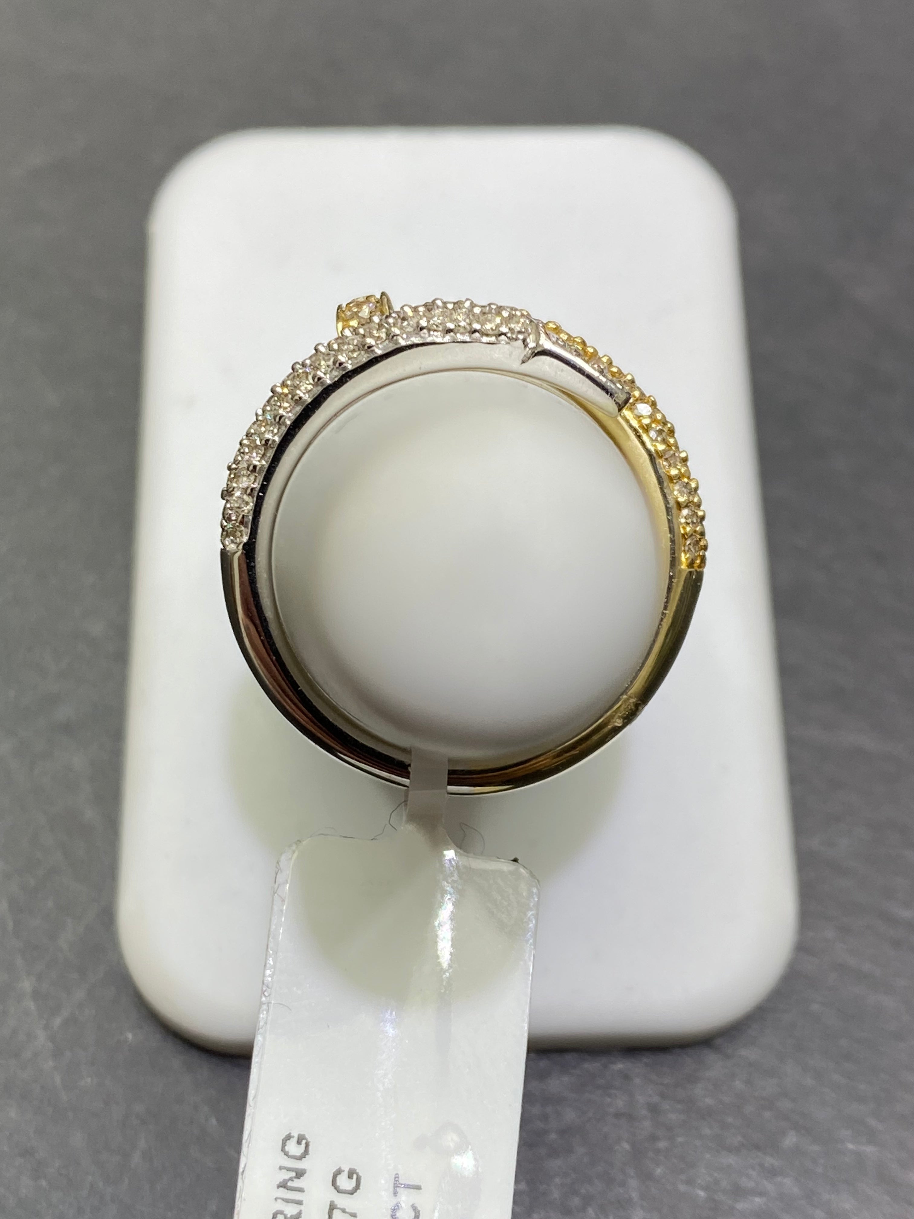 New 14k Vs1 Natural Diamond Nail Ring