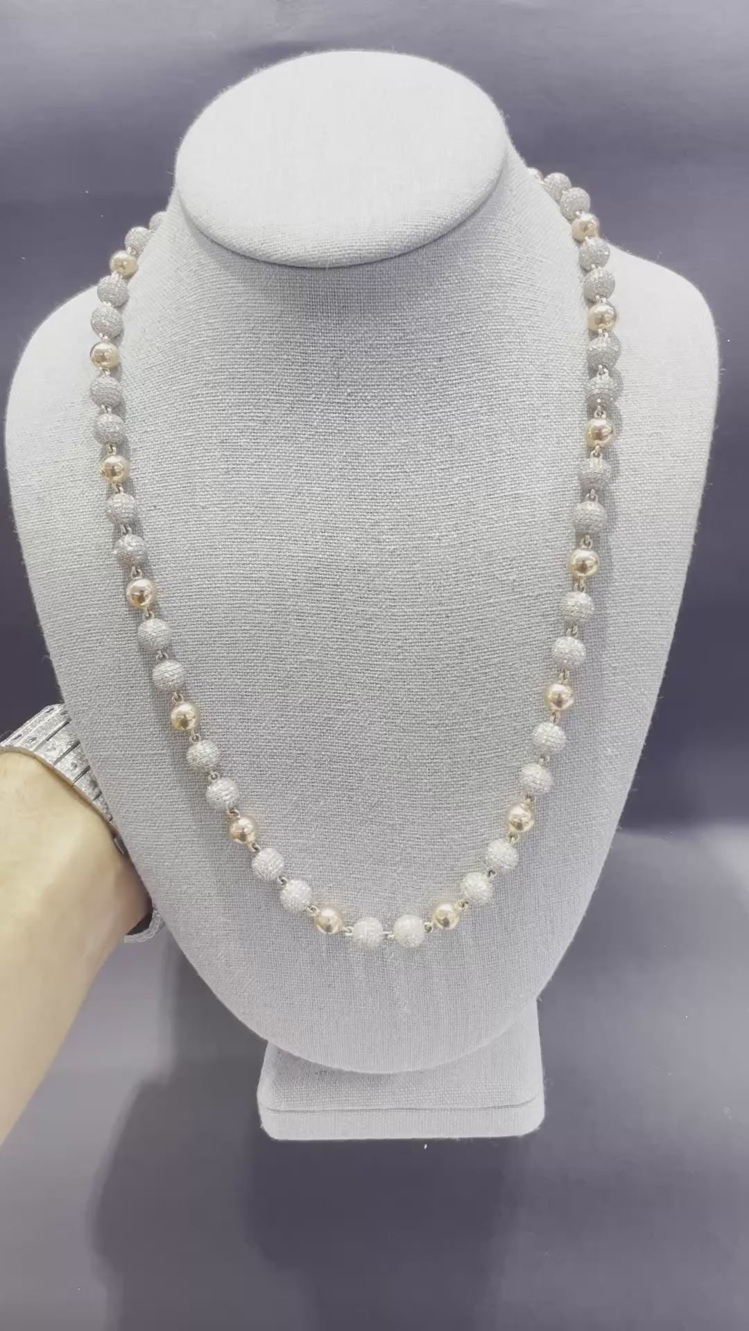 ICED OUT BALL CHAIN