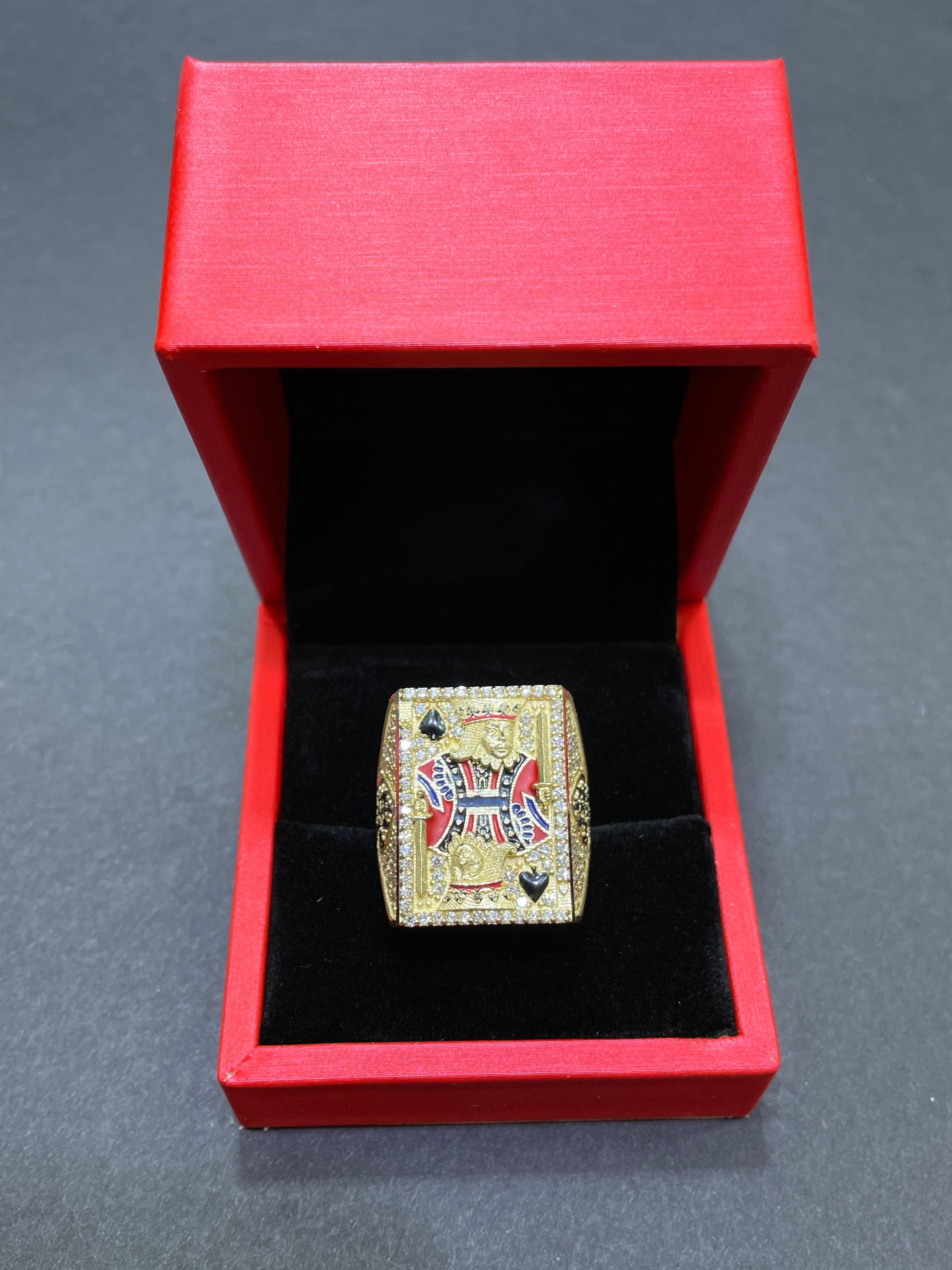 3cts.t.w. ICED OUT Ring