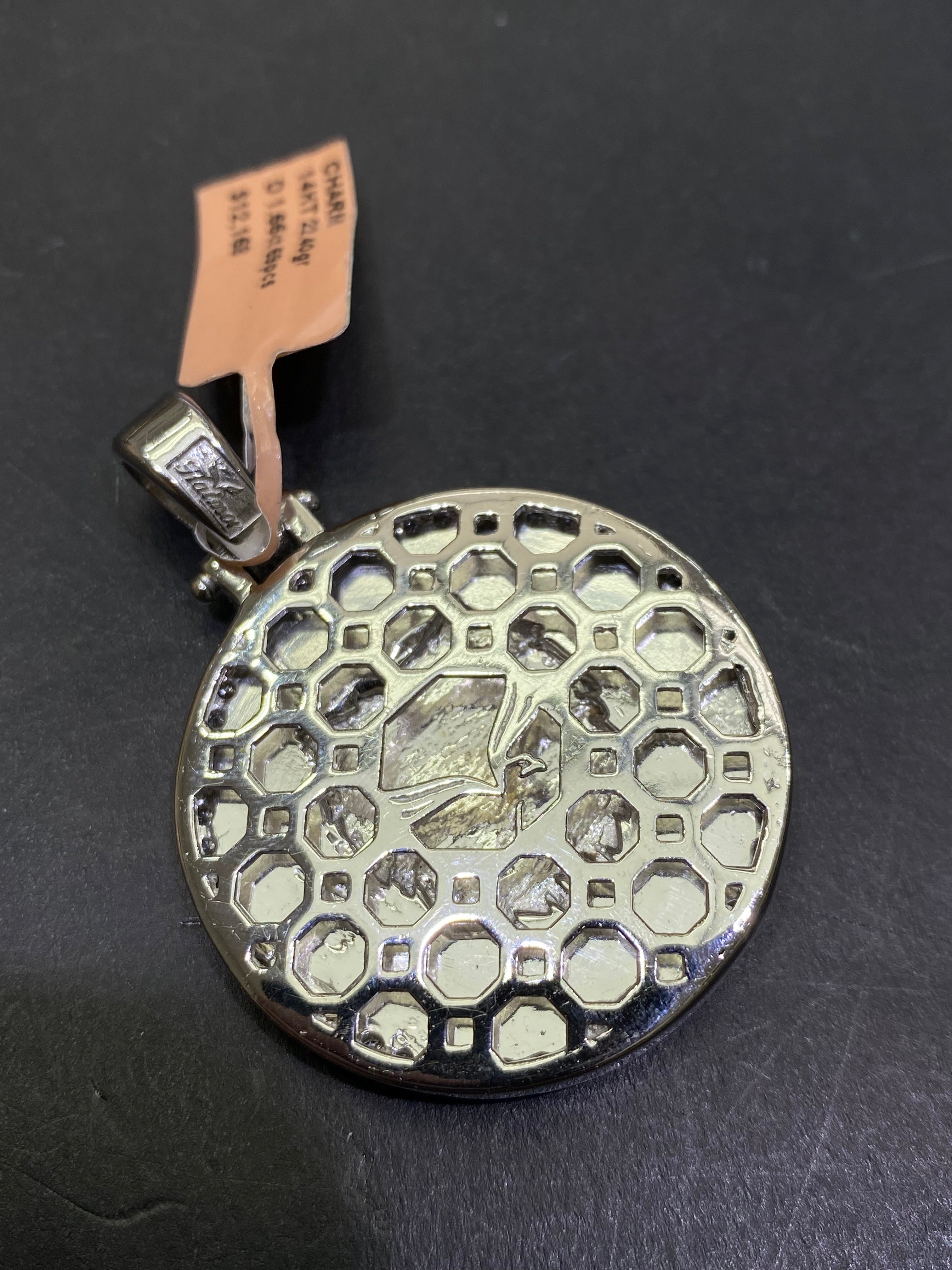 New14k custom white gold 2 ct Vs-1 natural diamonds