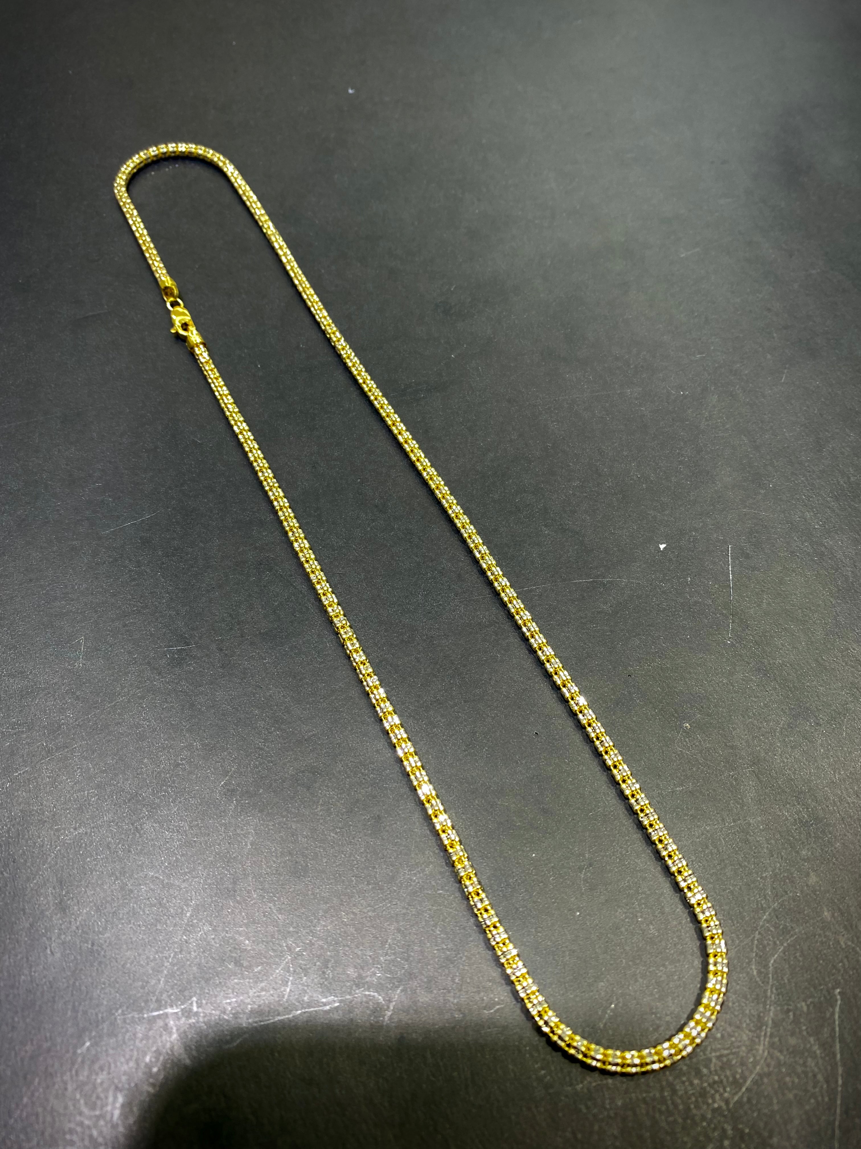 new diamond cut 10k italian chain yellow gold