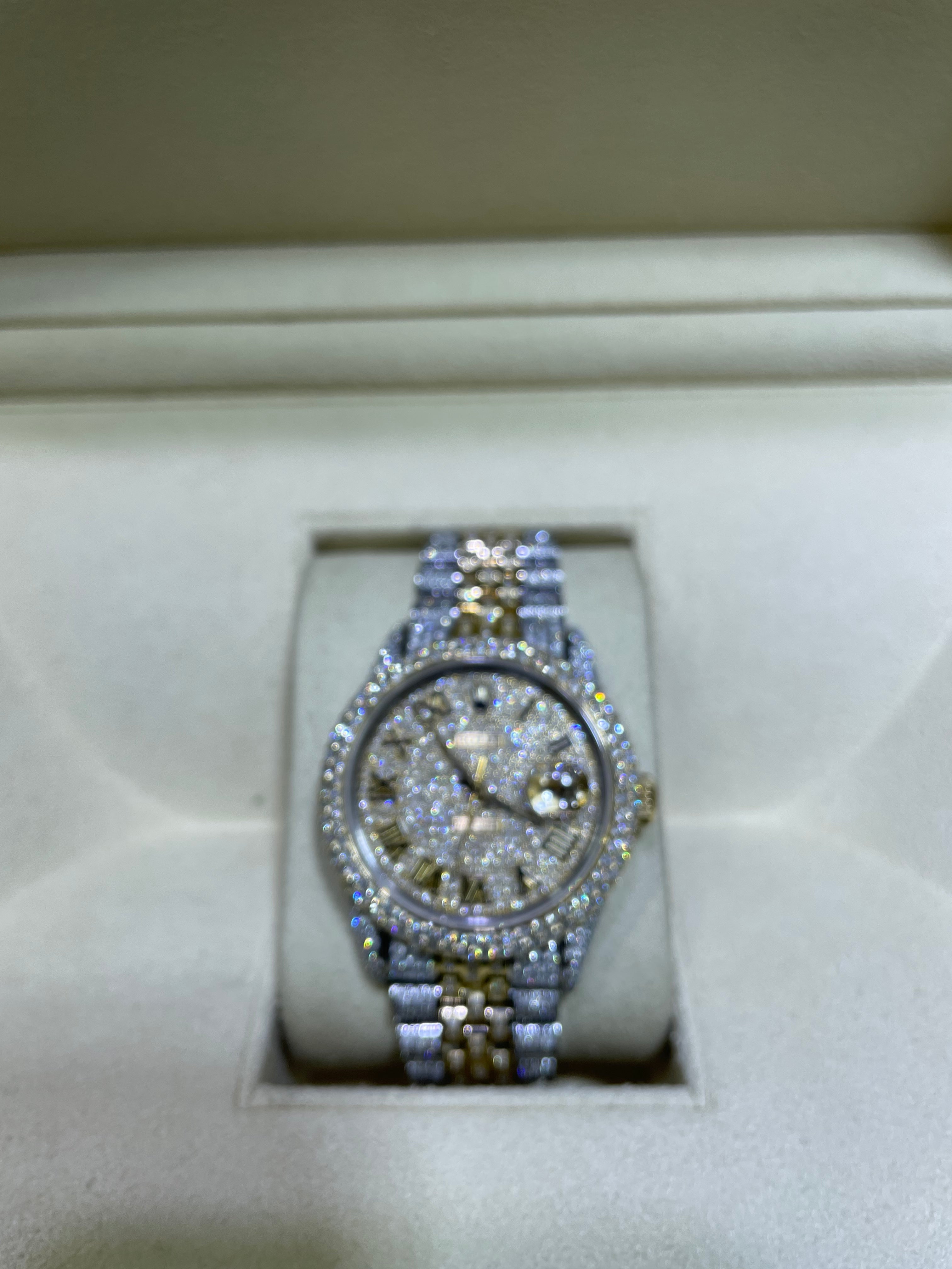 Vs1 natural diamonds Bust Down