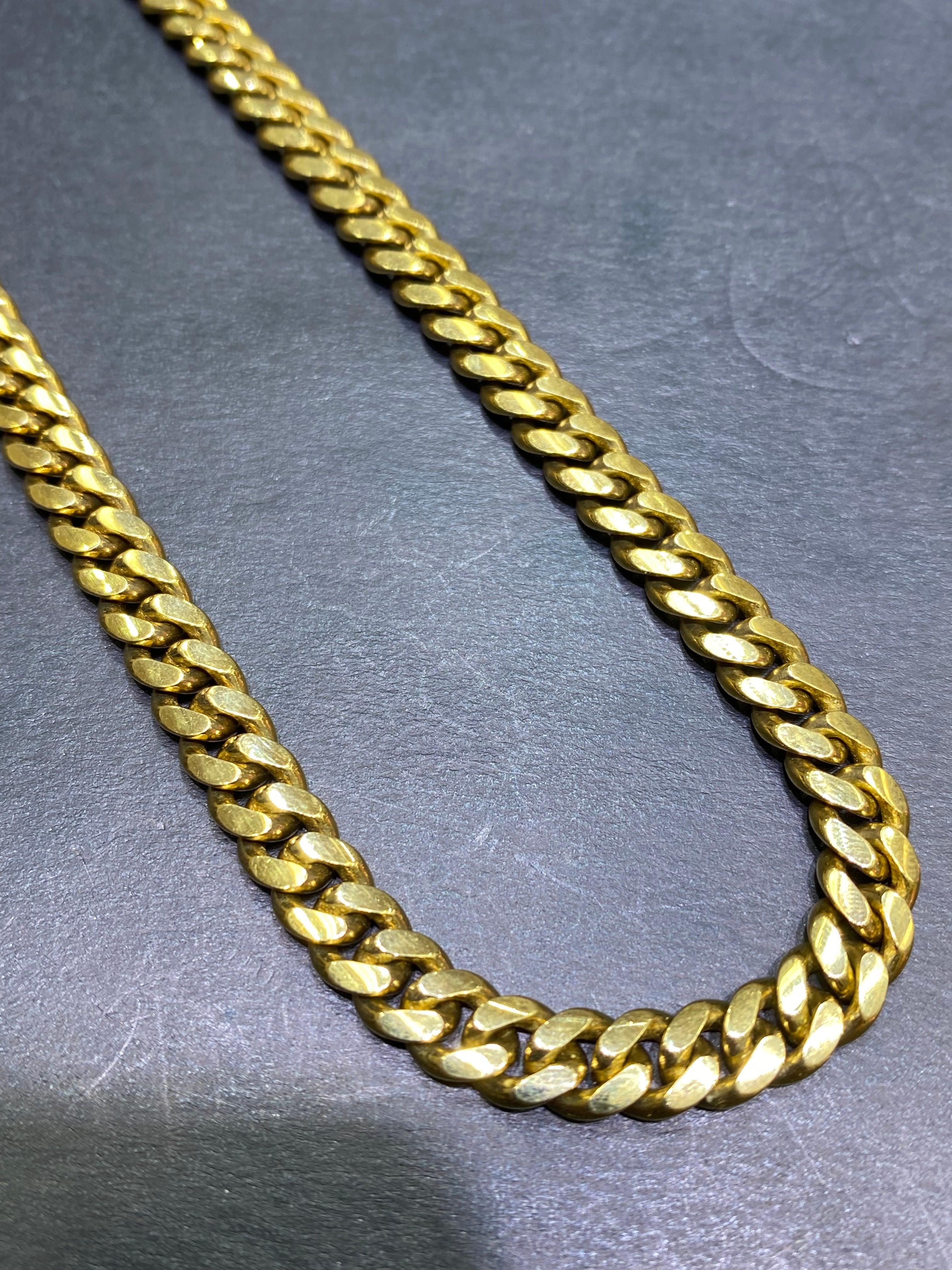 new 10k solid miami cuban link 6.5 millimeter from 20 inches to 28 inches (best price online in country)