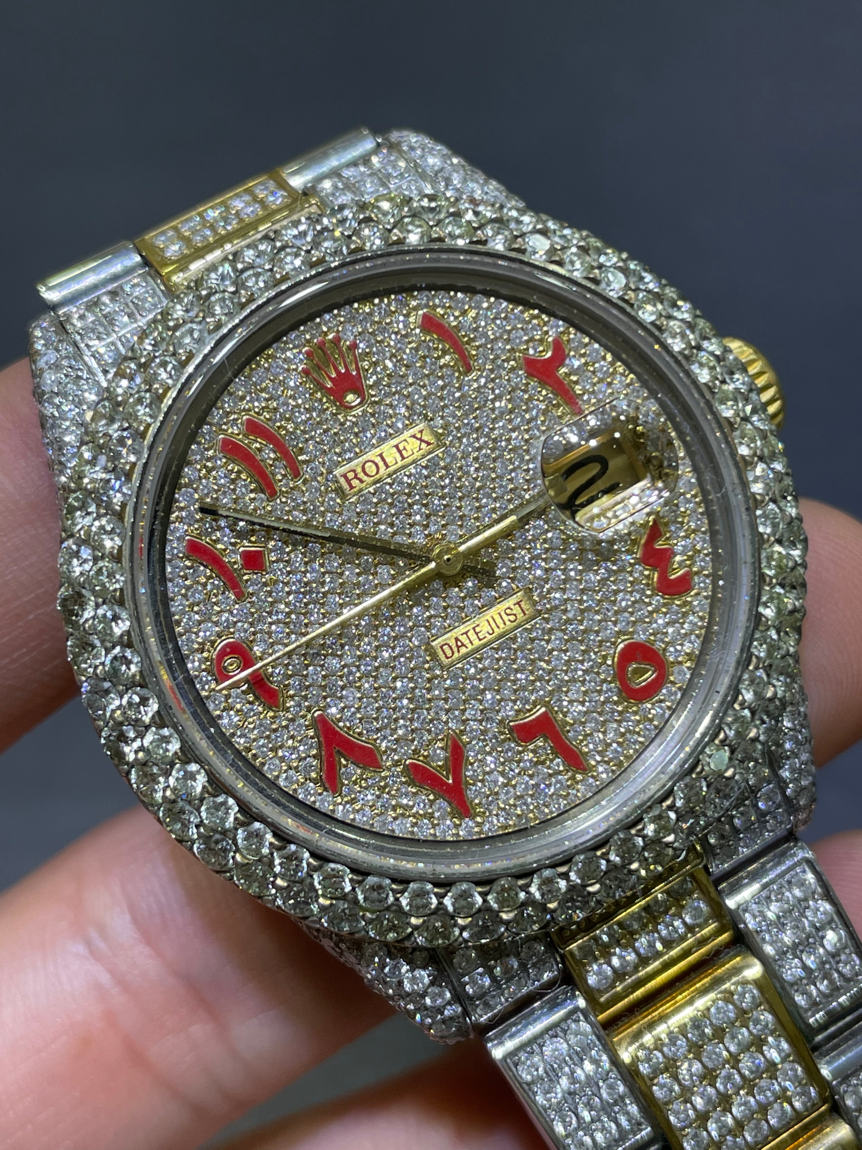 rolex bust down arabic dial