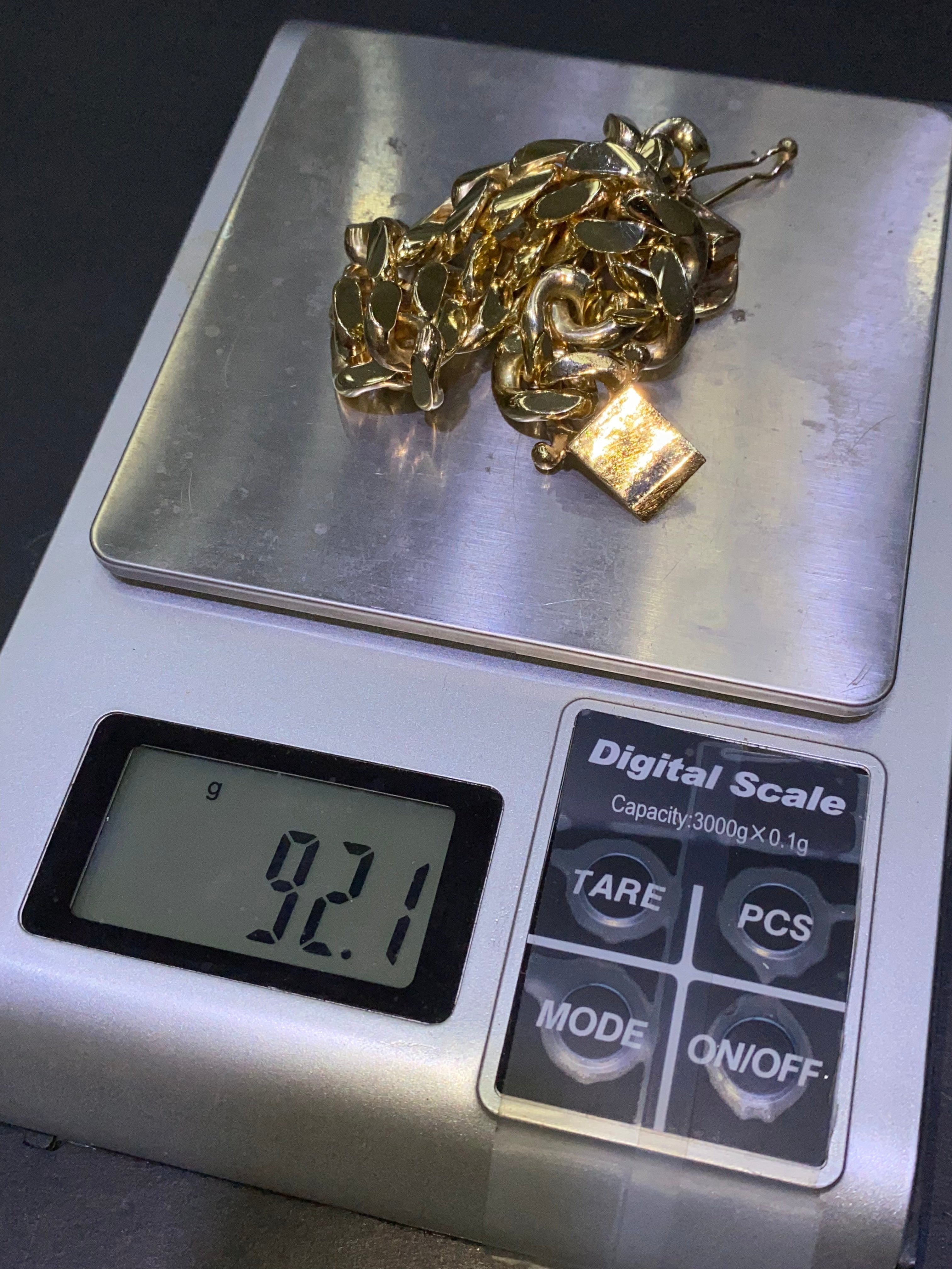 new 10k handmade solid miami cuban link bracelet