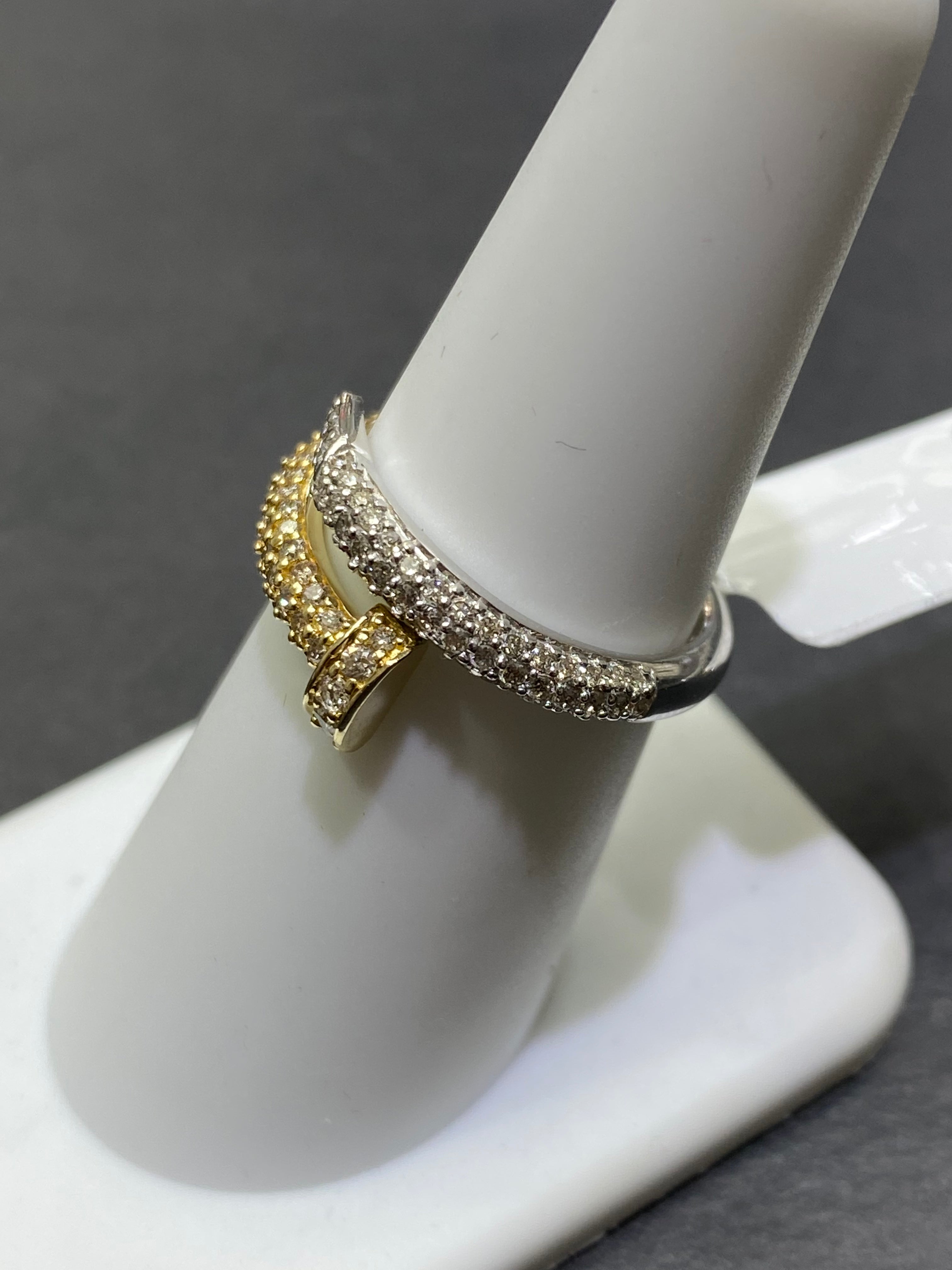 New 14k Vs1 Natural Diamond Nail Ring