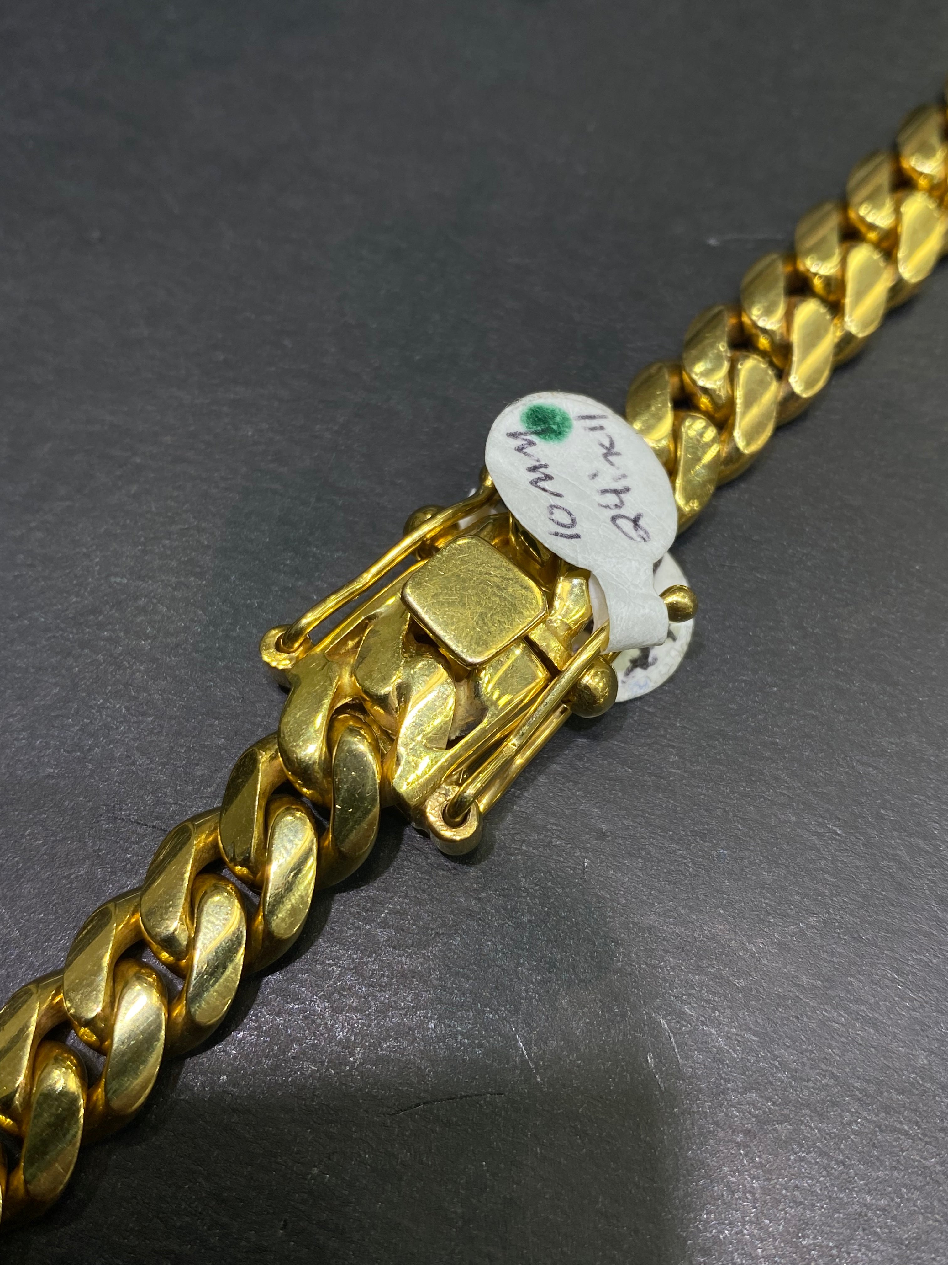 14k handmade miami cuban link