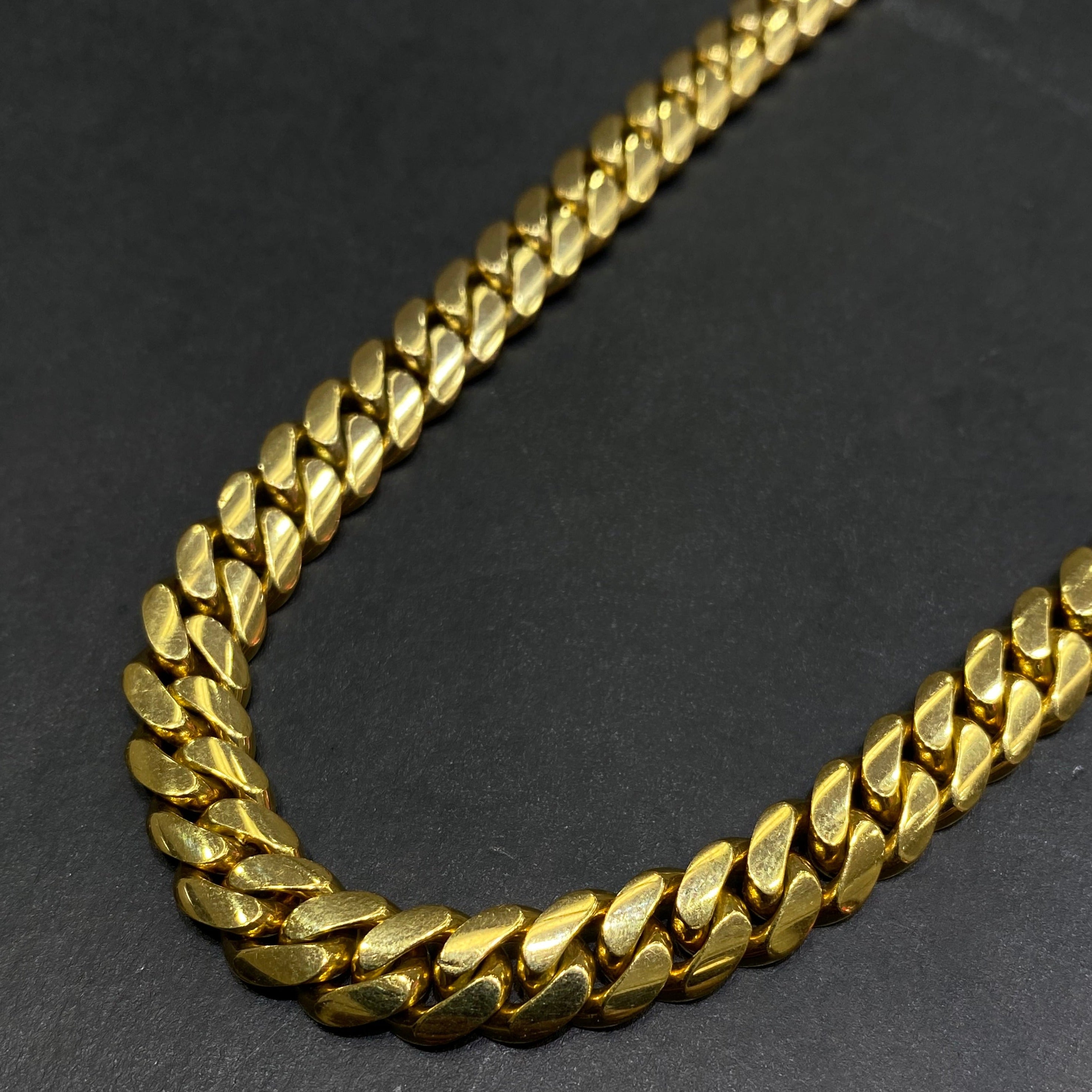 new 10k solid miami cuban link 8.5 millimeters