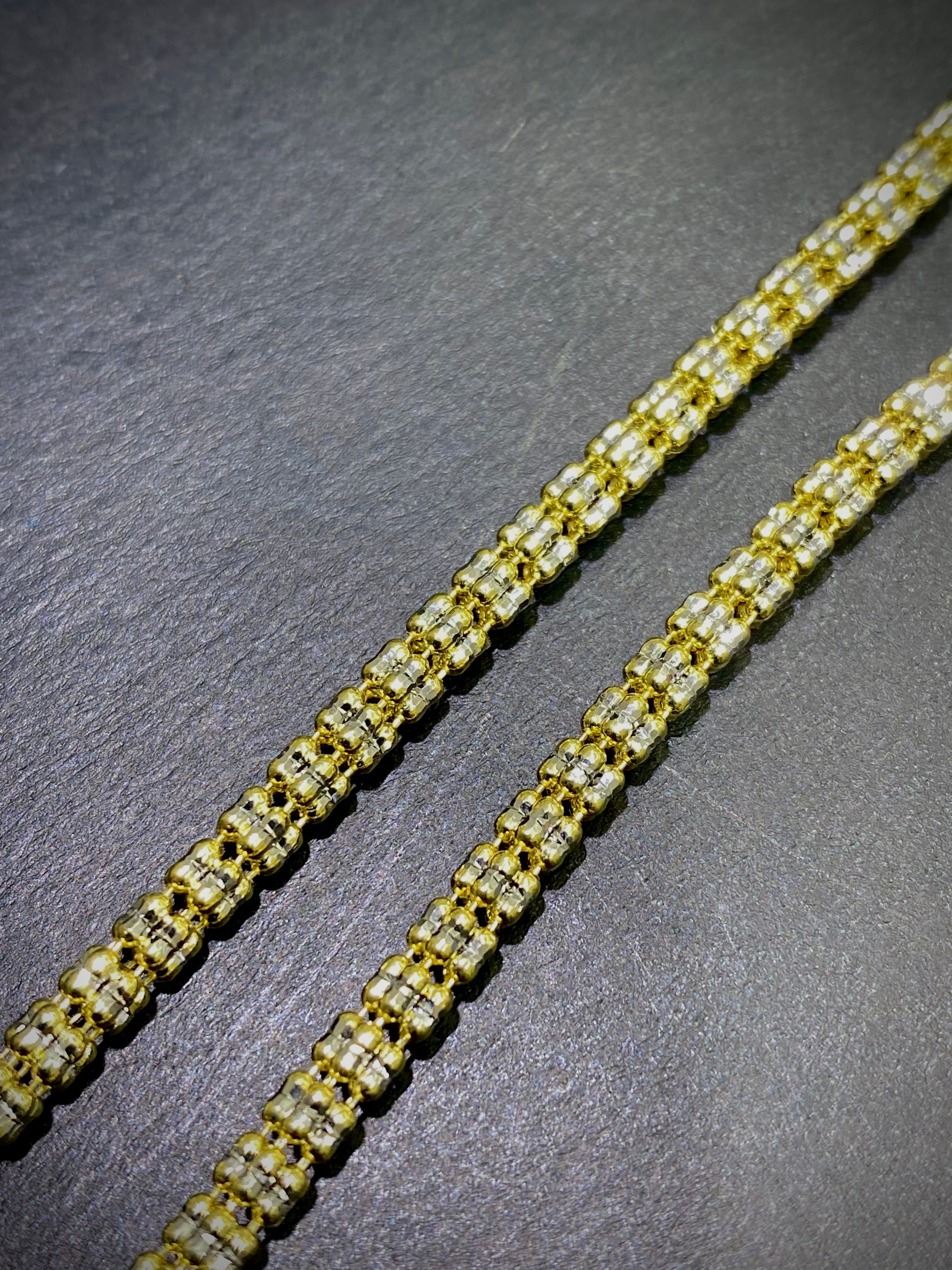 new diamond cut 10k italian chain yellow gold