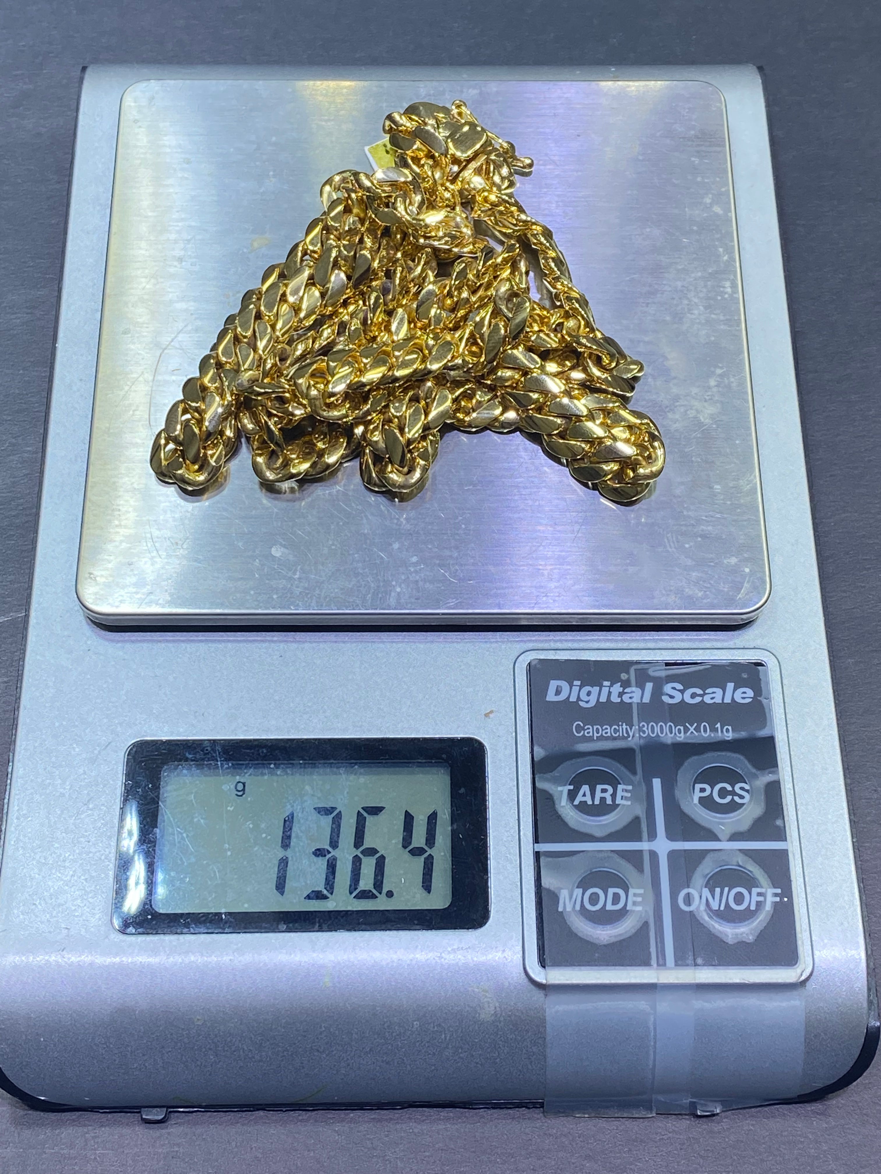 new 14k solid miami cuban link