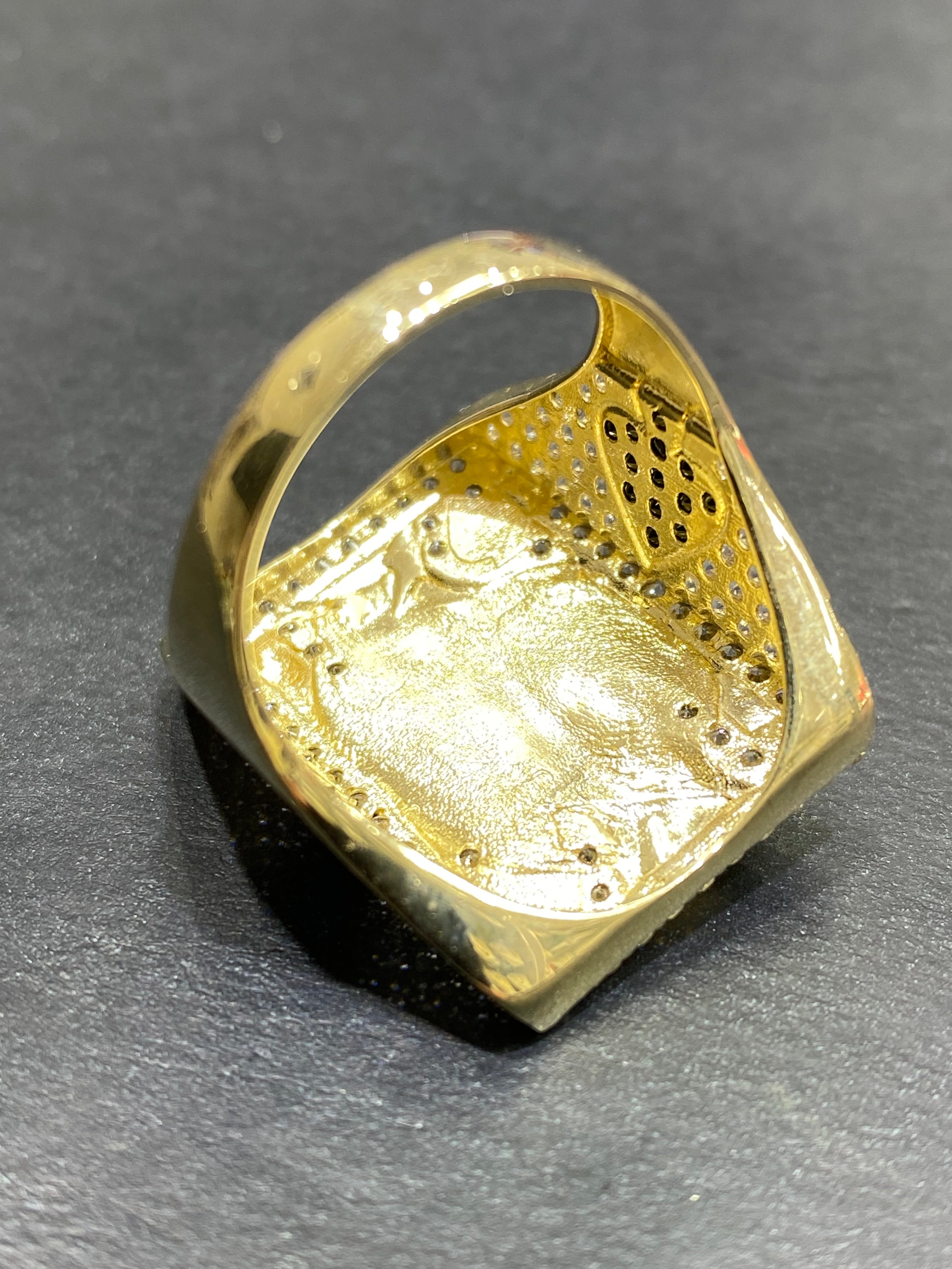 new 10k king ace of spades ring “sizing available “
