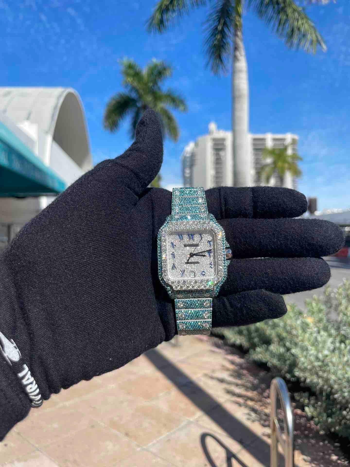 bust down cartier watch