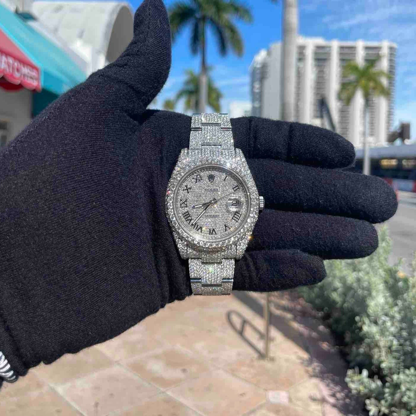 bust down rolex vvs