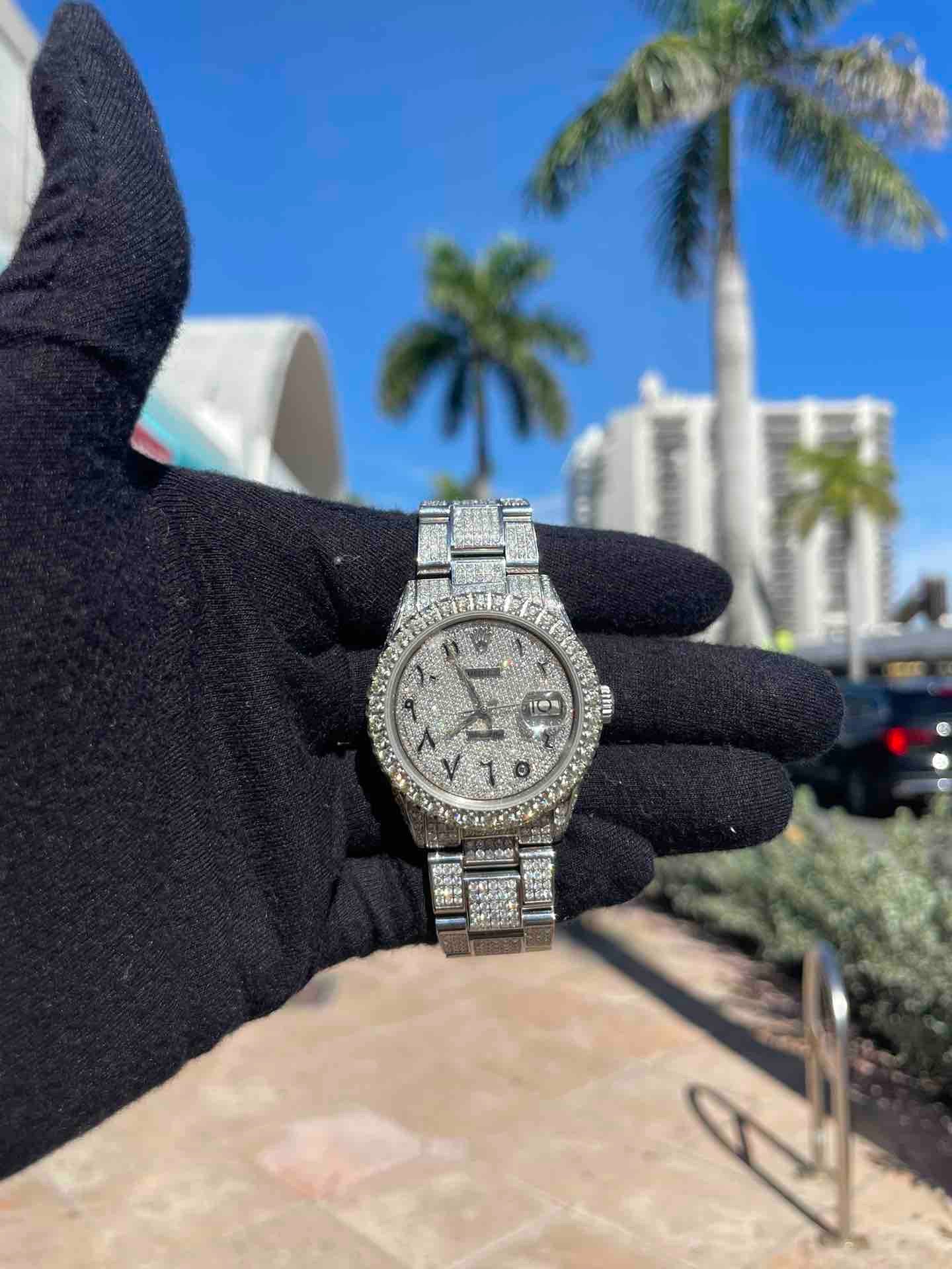 rolex bust down arabic dial