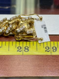 14k &18k miami cuban chain prong set 593 grams 32.43cts.t.w vs-1