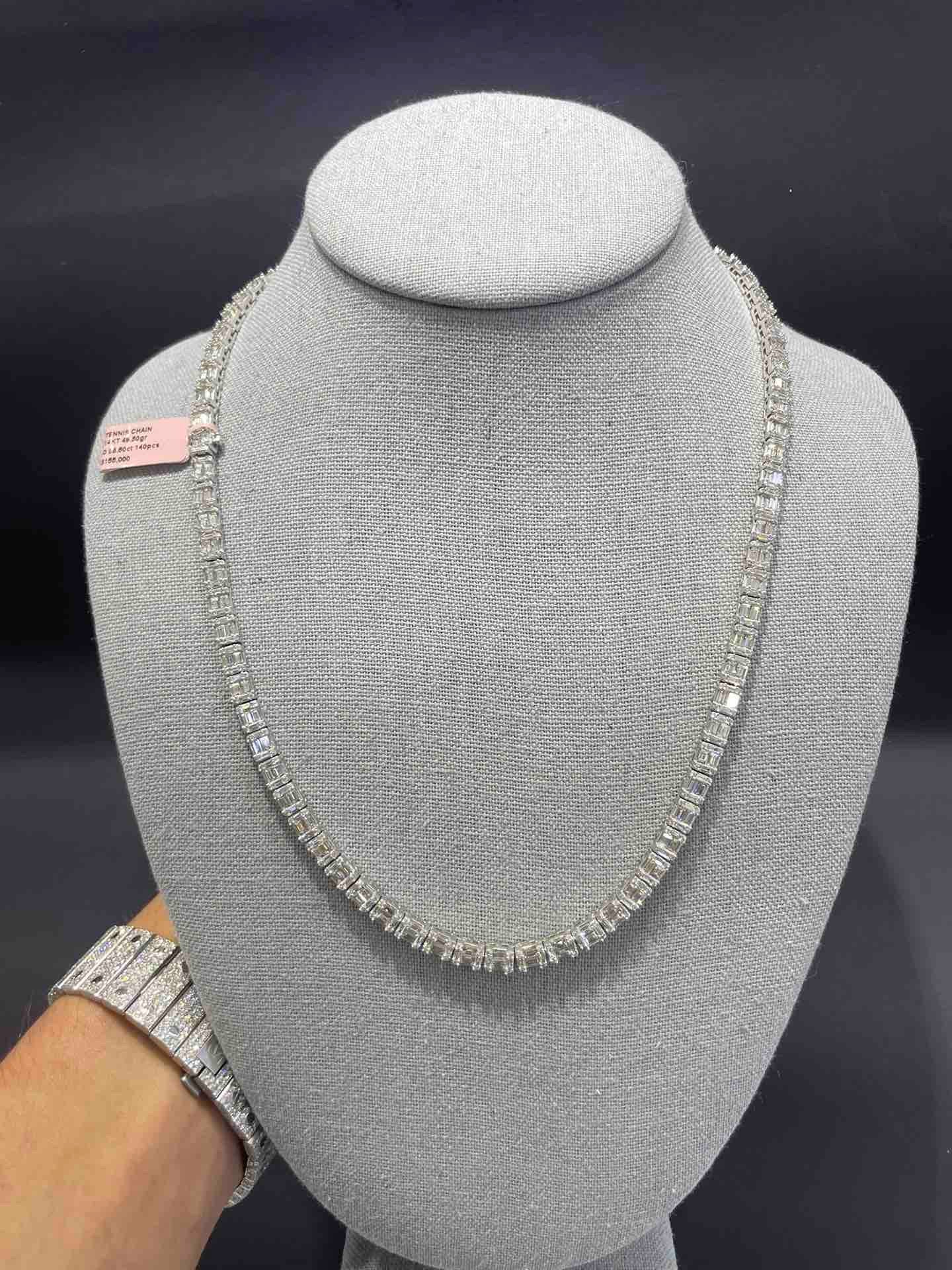 What Makes the ICED OUT TENNIS CHAIN VVS 14K WHITE So Special?