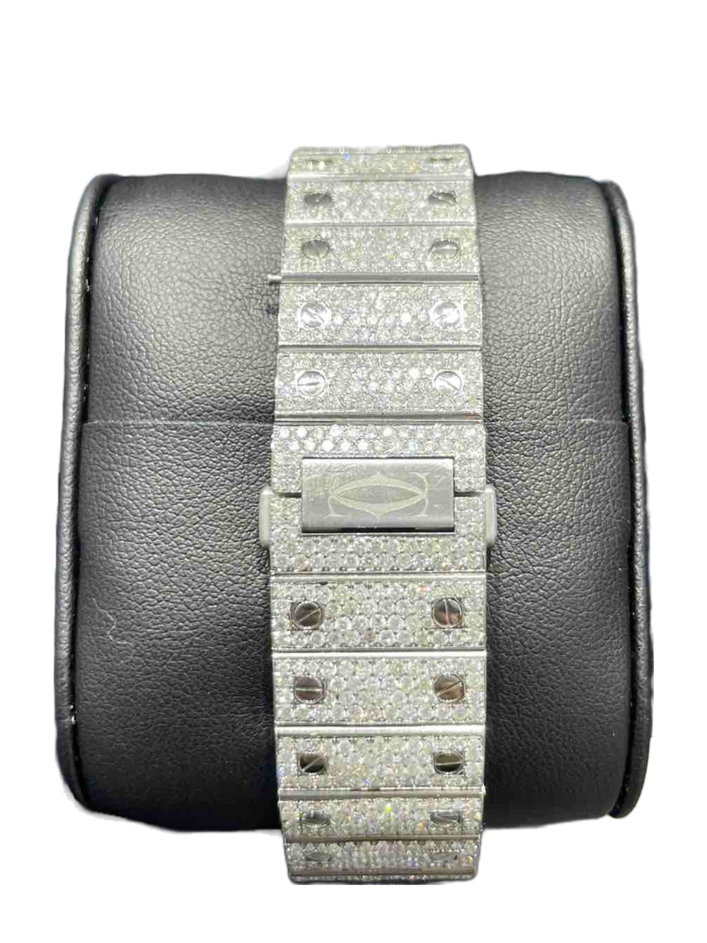 iced cartier watch