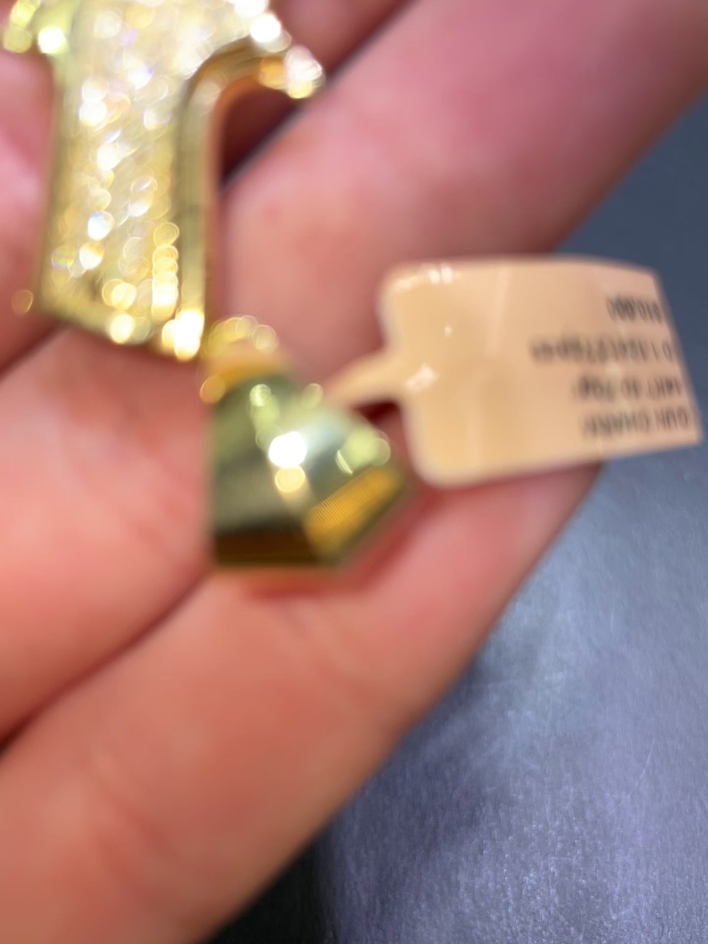 Vs1 Diamond Gun Charm Pendant