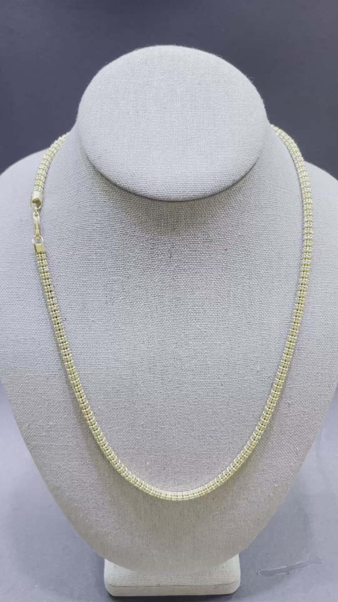 10k DIAMOND CUT ITALIAN CHAIN